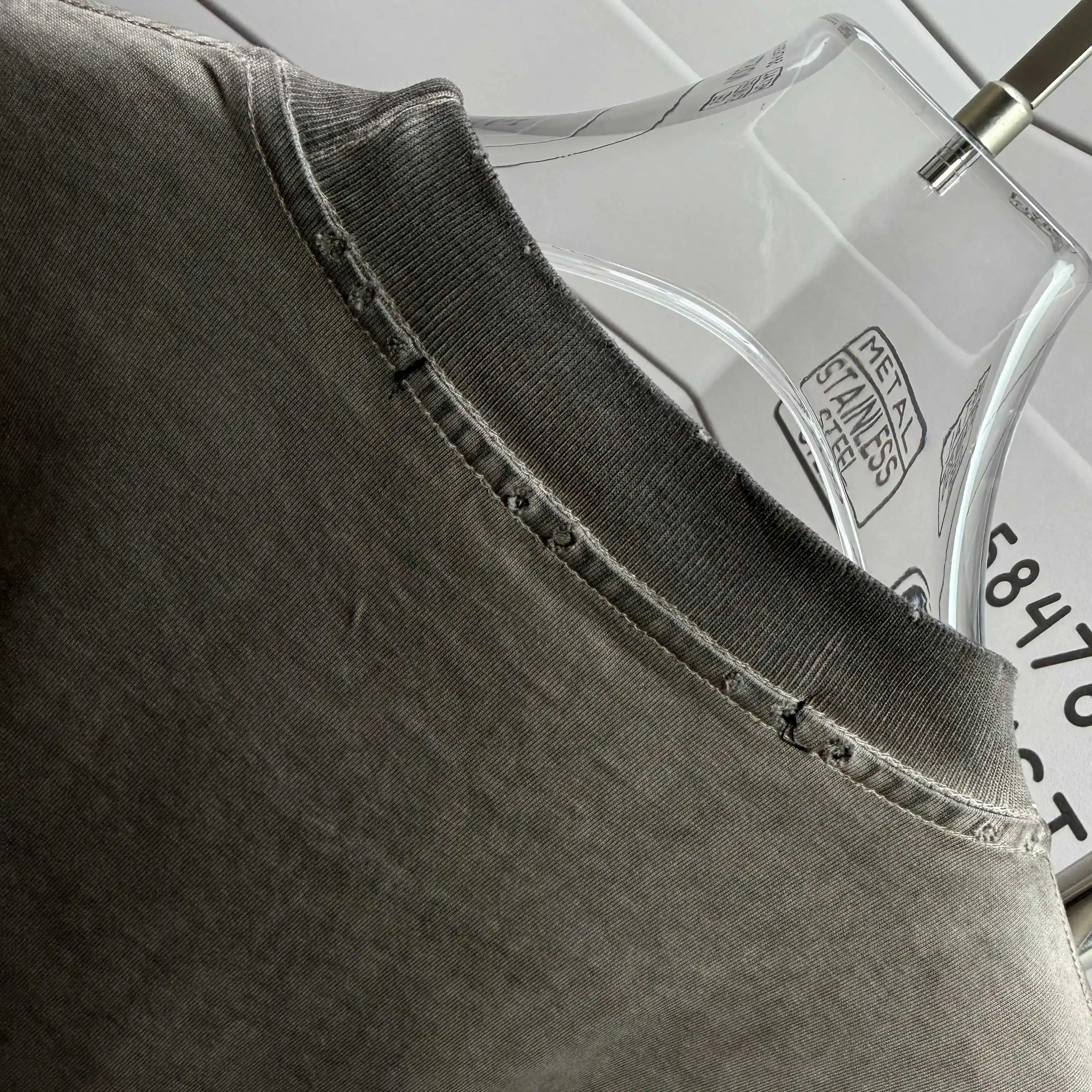 Logo Print Washed Cotton T-Shirt D14515099 — view 8