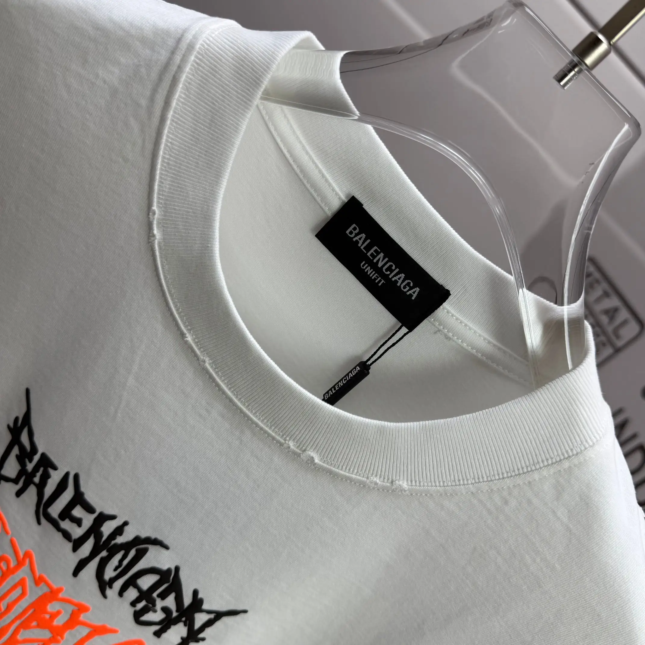 Distressed Logo Graphic Oversized T-Shirt D14512114 — view 3