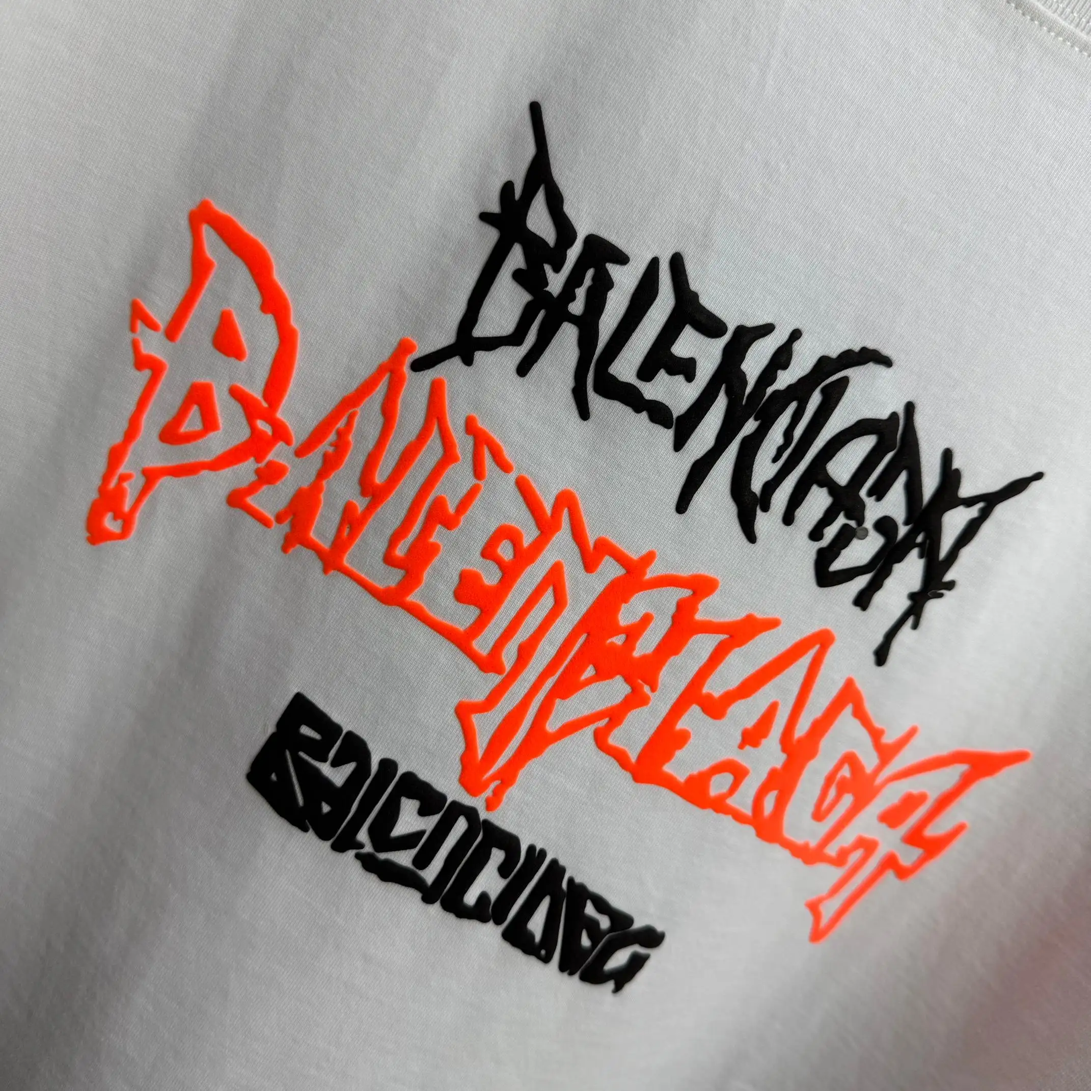 Distressed Logo Graphic Oversized T-Shirt D14512114 — view 5