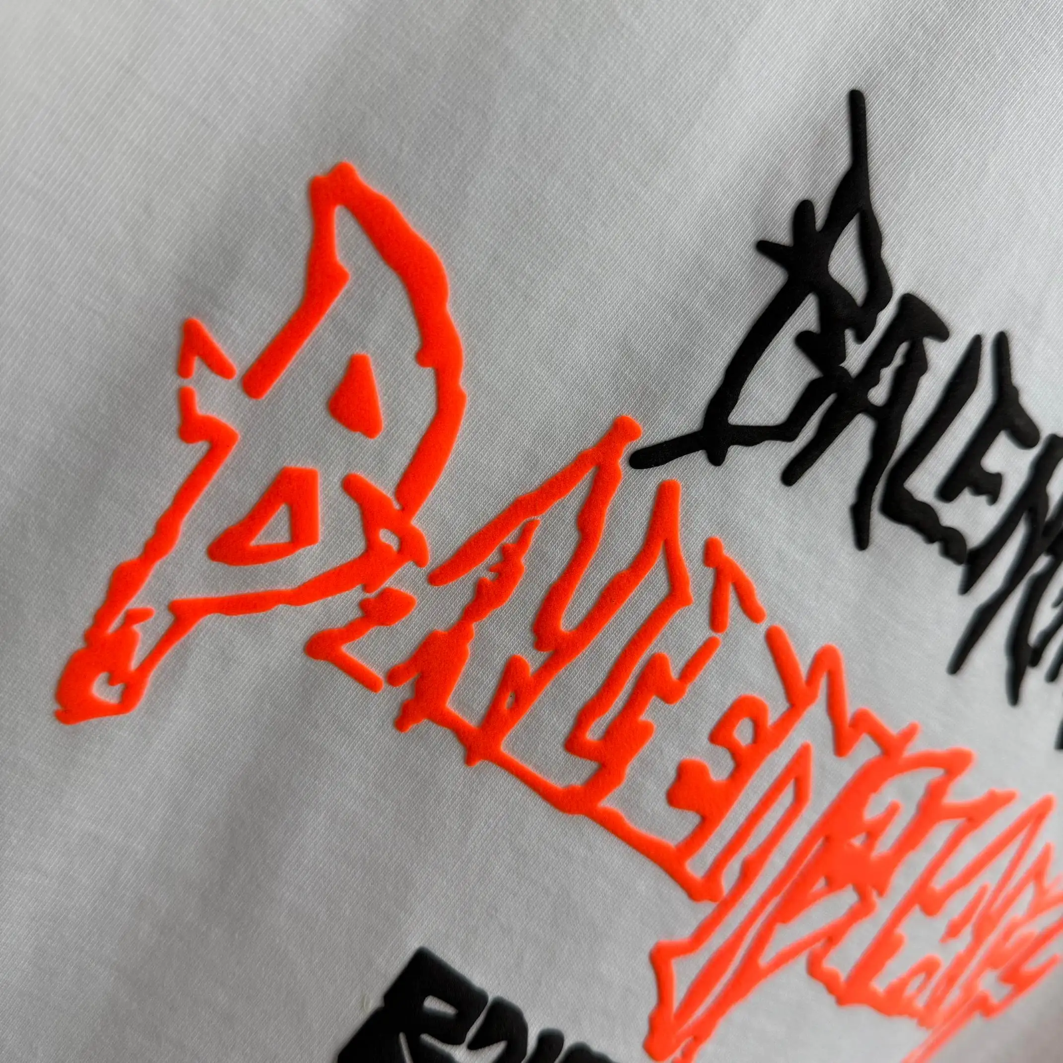 Distressed Logo Graphic Oversized T-Shirt D14512114 — view 7