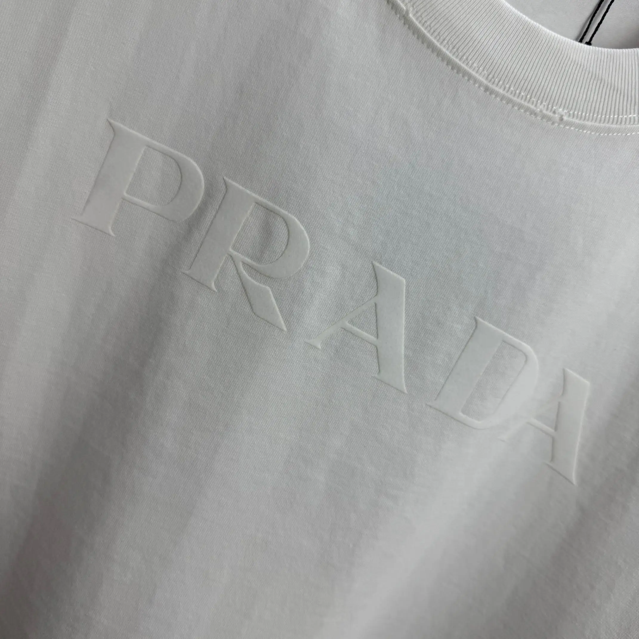 Logo Flocked Washed Cotton T-Shirt D14512132 — view 5