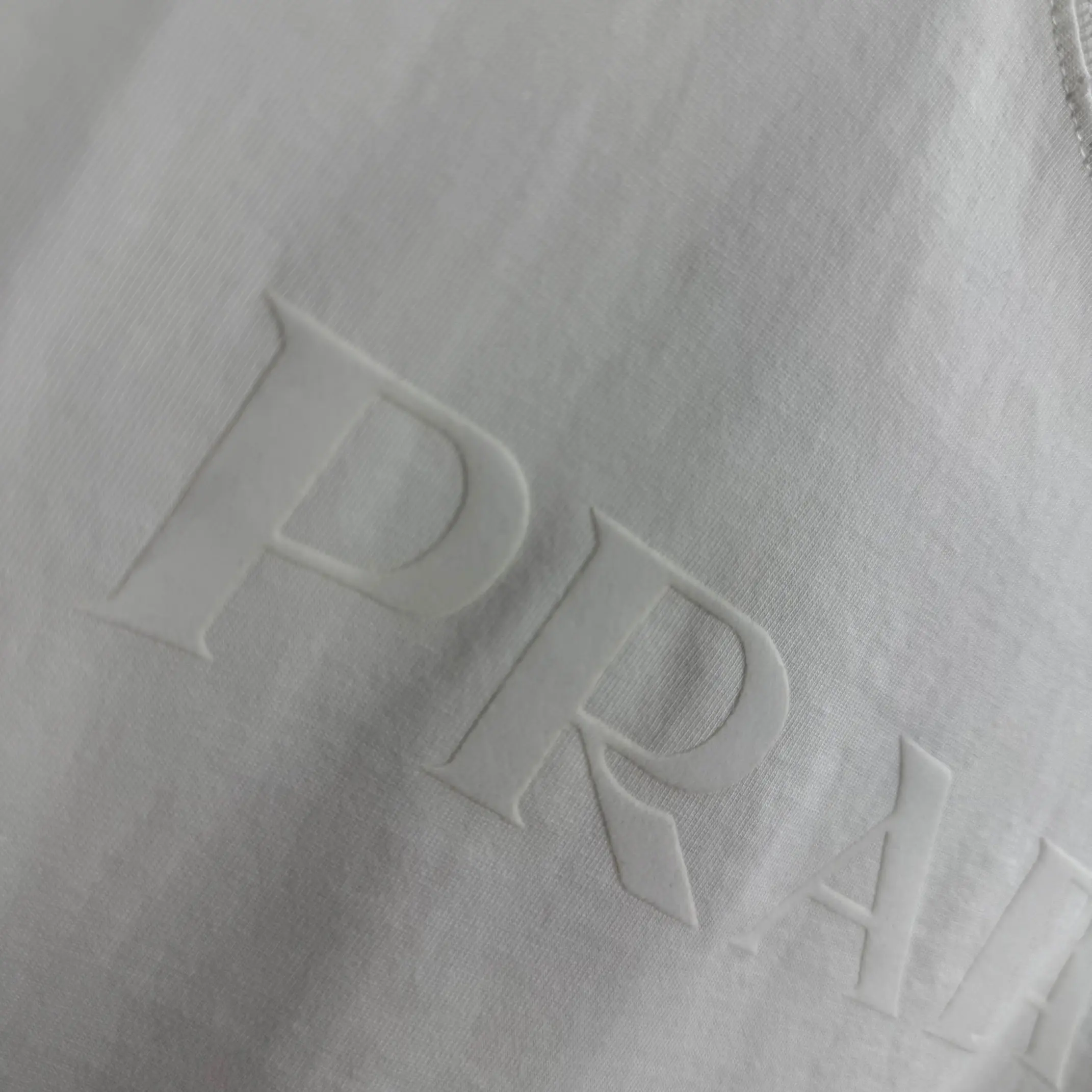 Logo Flocked Washed Cotton T-Shirt D14512132 — view 7