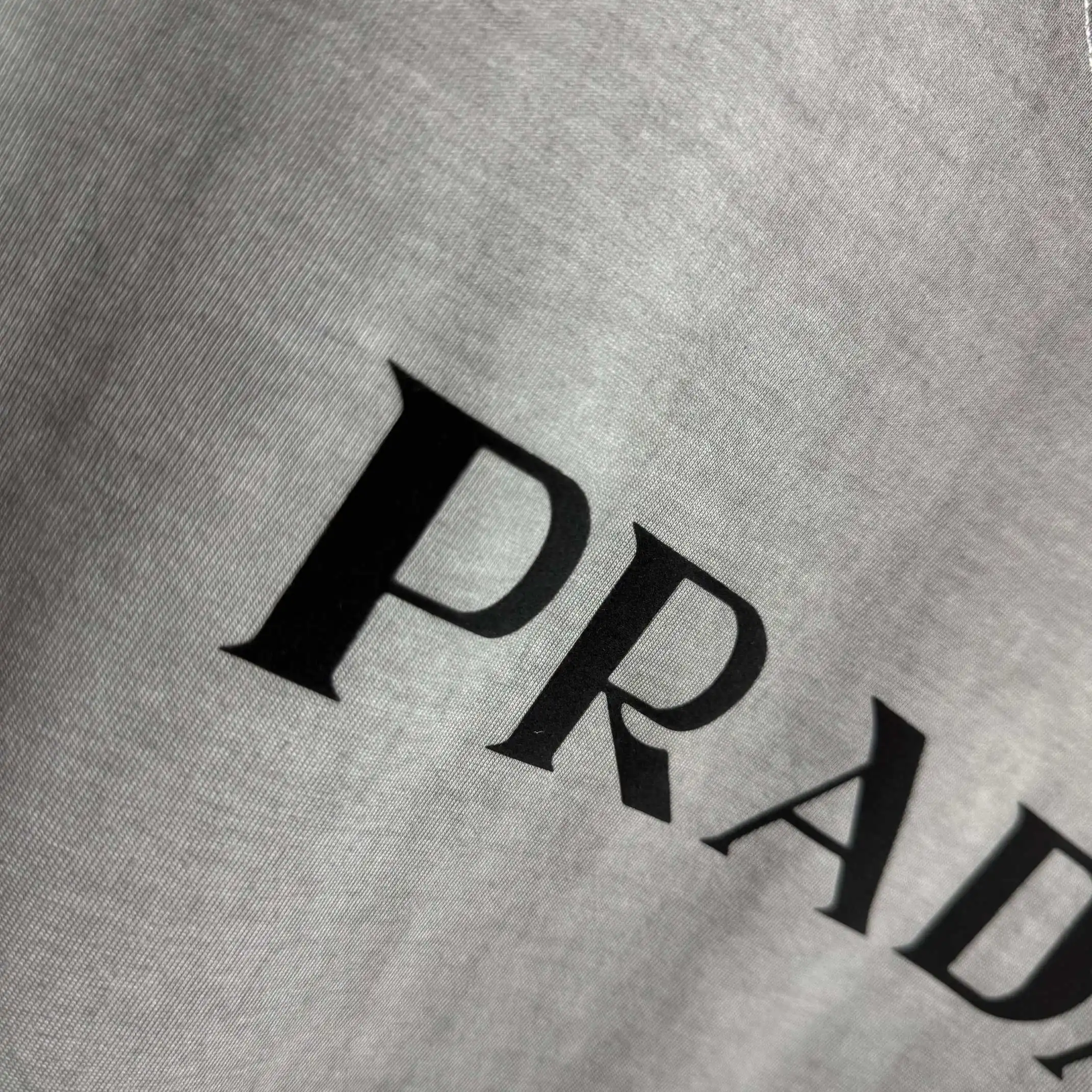 Logo Flocked Washed Cotton T-Shirt D14512134 — view 7