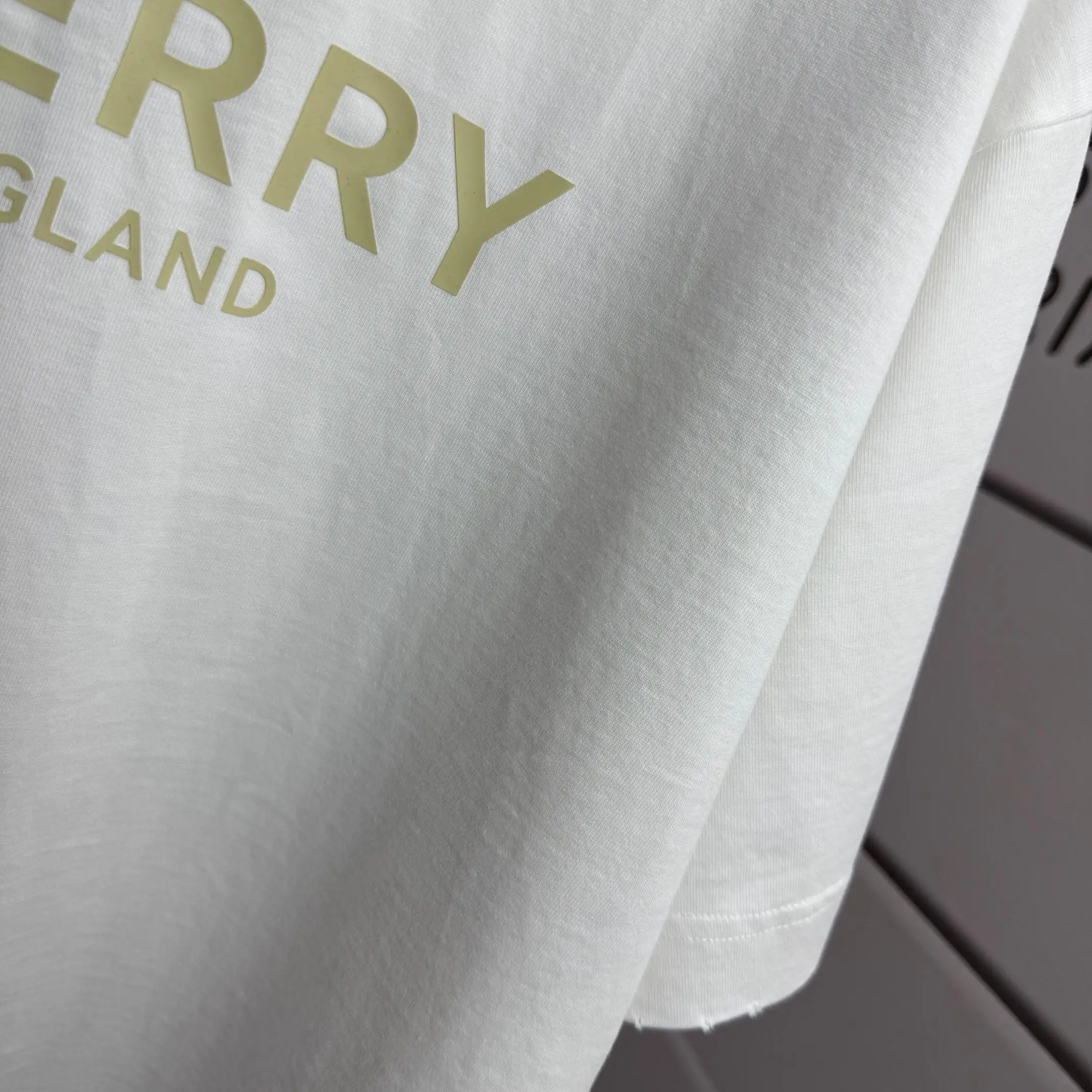 Logo Print Distressed Cotton T-Shirt D14512130 — view 6