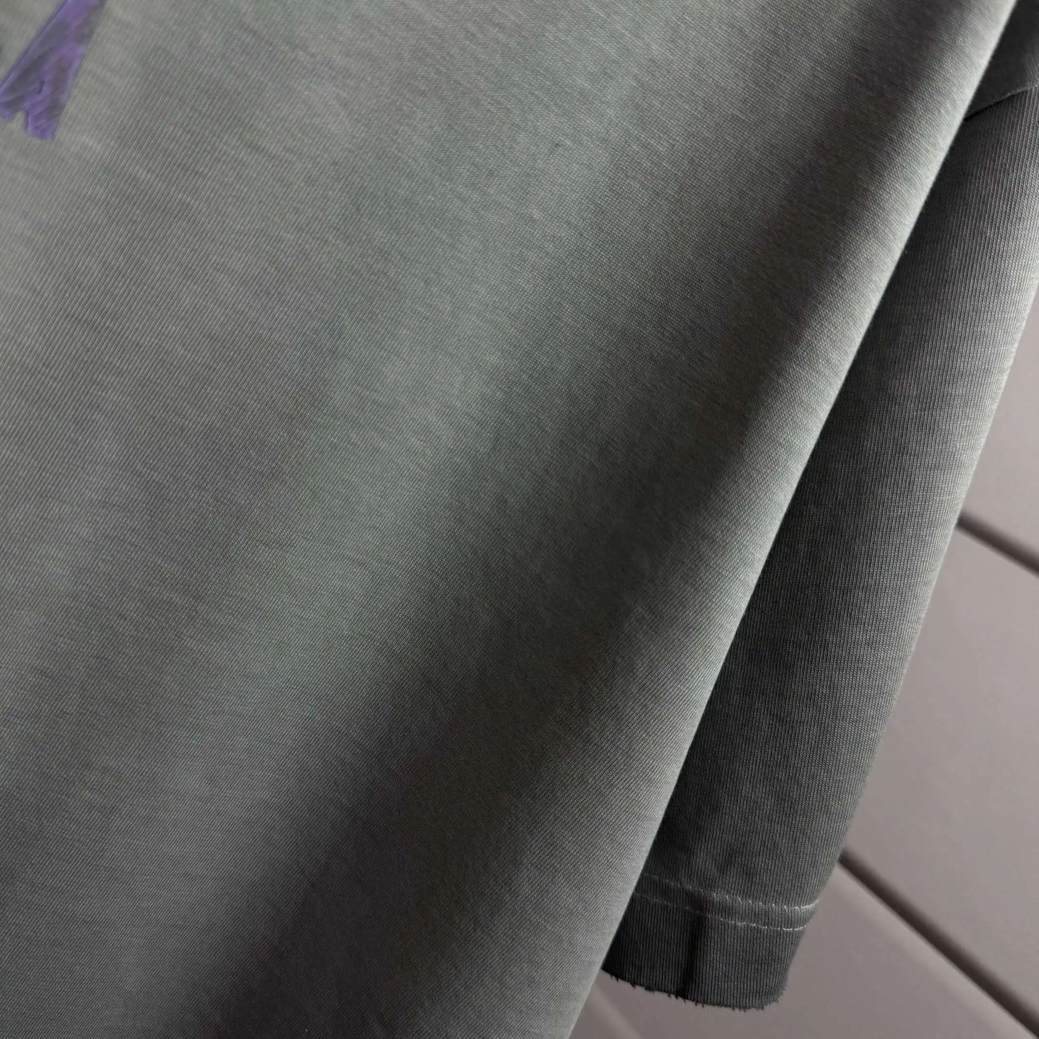 Logo-Appliqué Distressed Cotton T-Shirt D15015136 — view 6