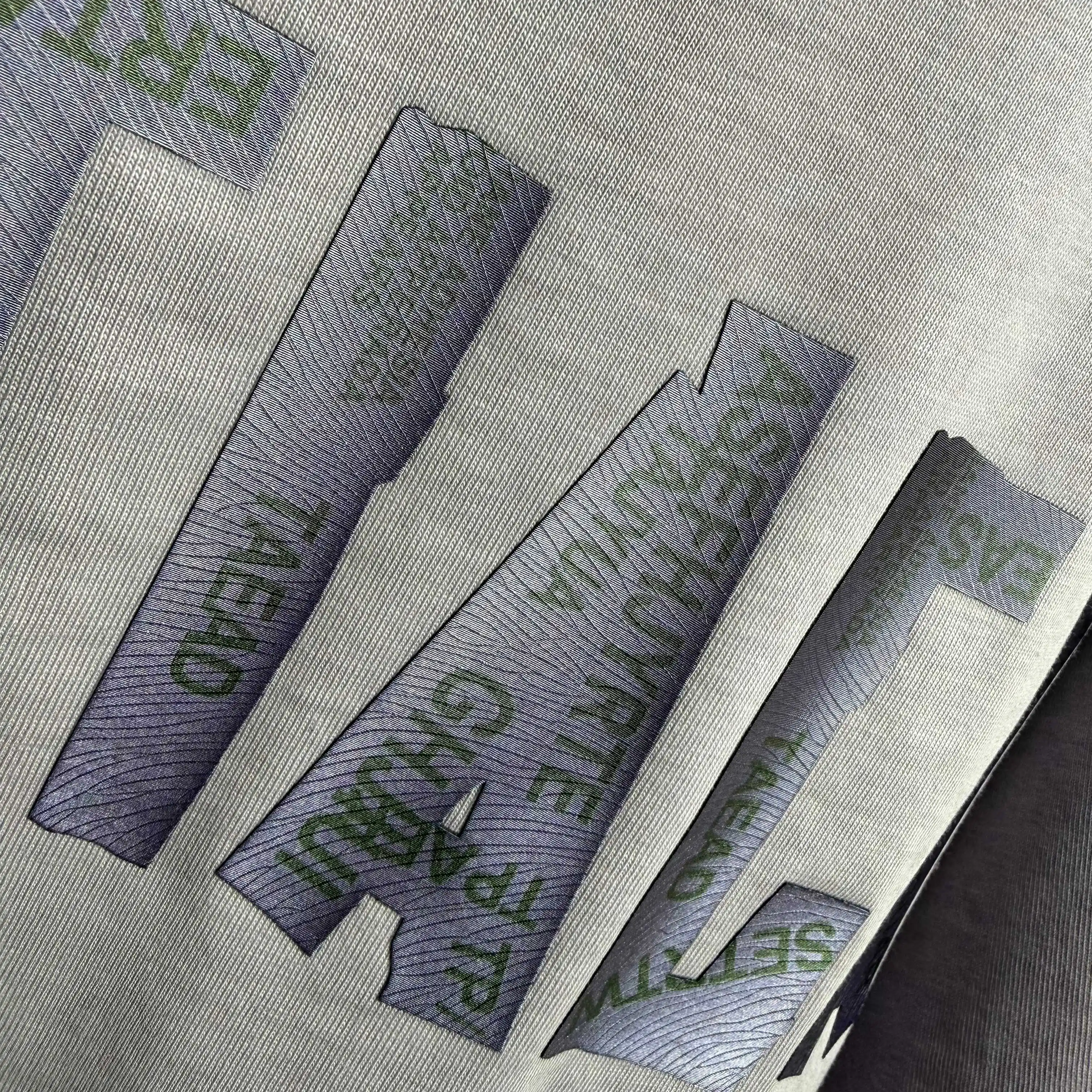 Logo-Appliqué Distressed Cotton T-Shirt D15015137 — view 9