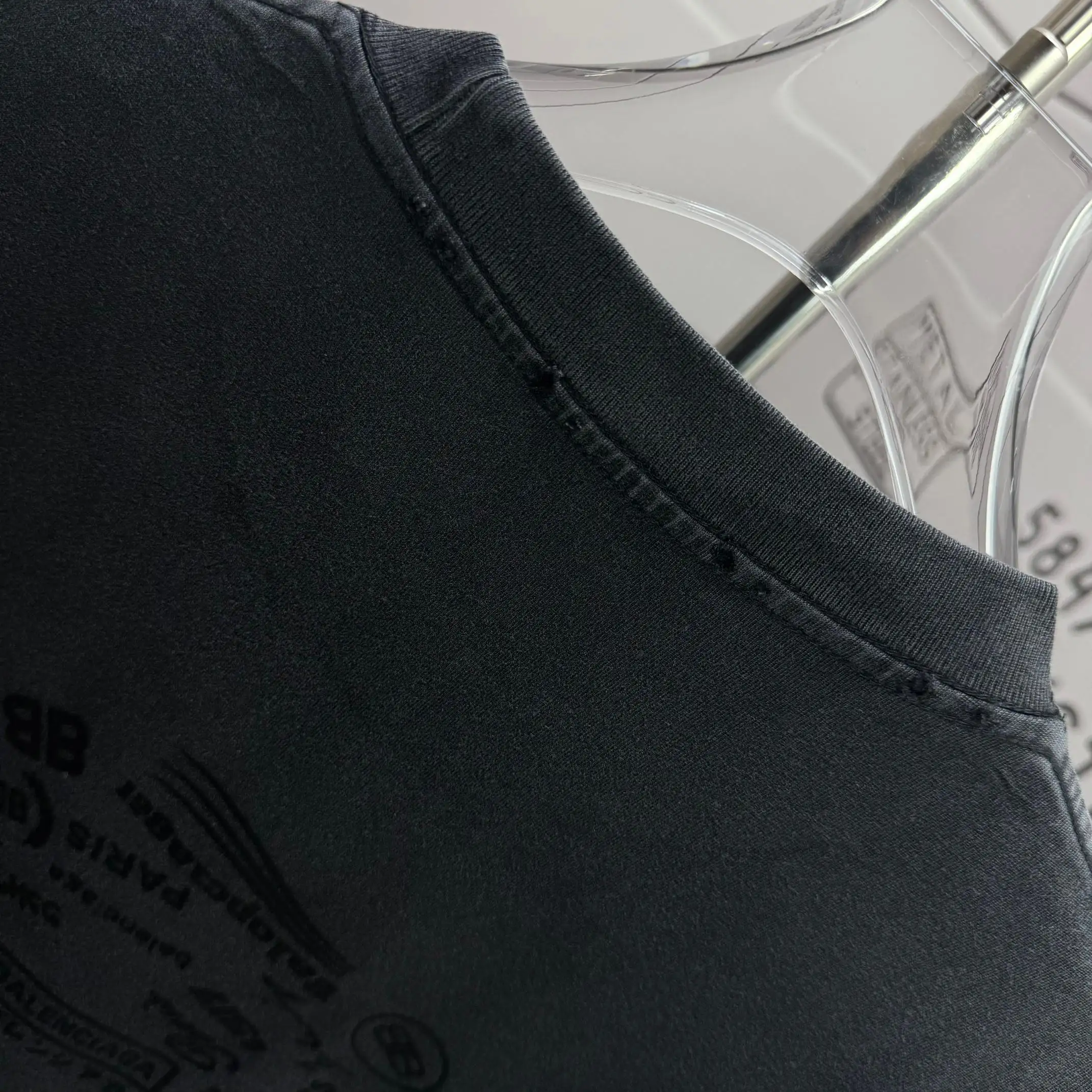 Logo-Print Washed Cotton-Jersey T-Shirt D15015142 — view 8