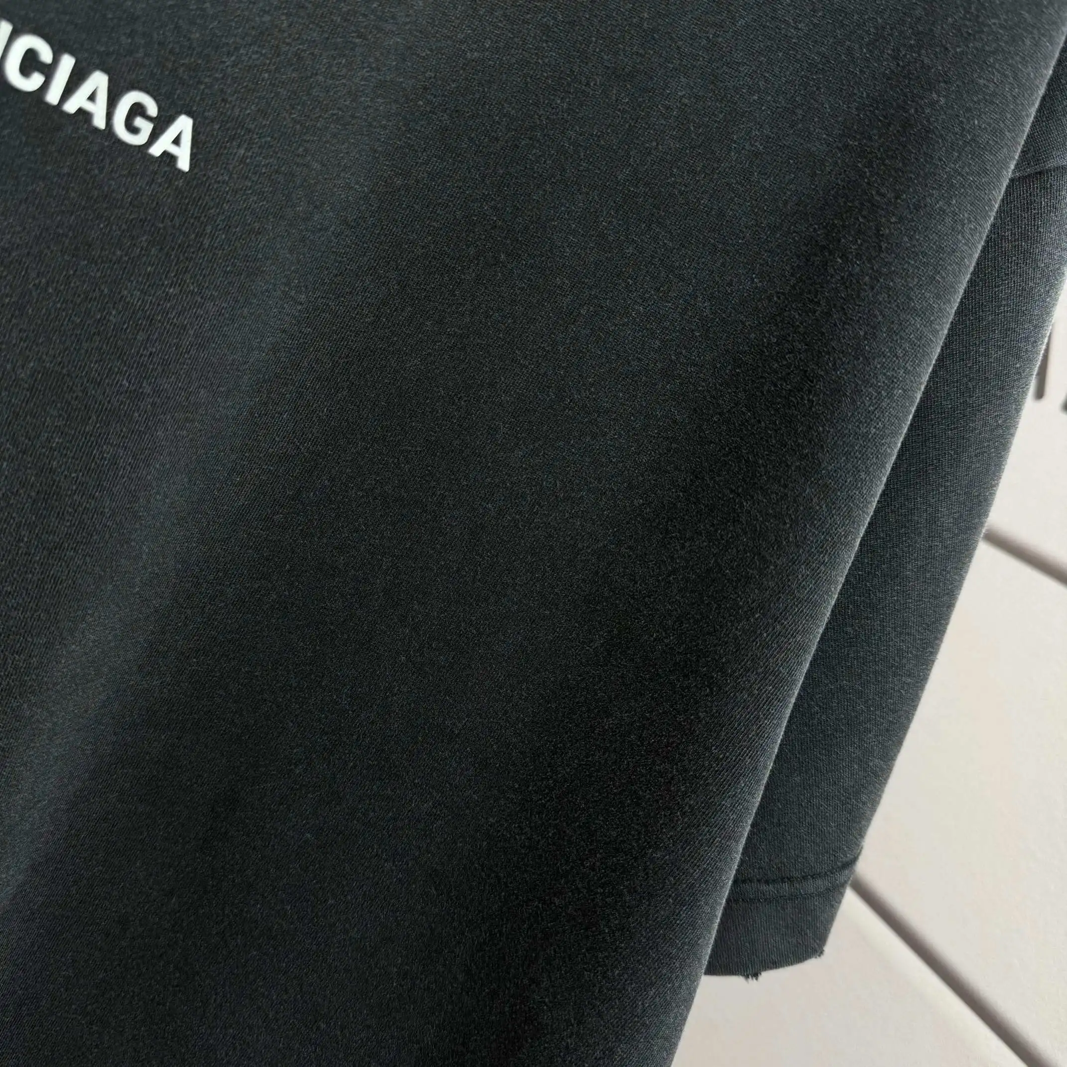 Logo Print Washed Cotton T-Shirt D15015112 — view 6