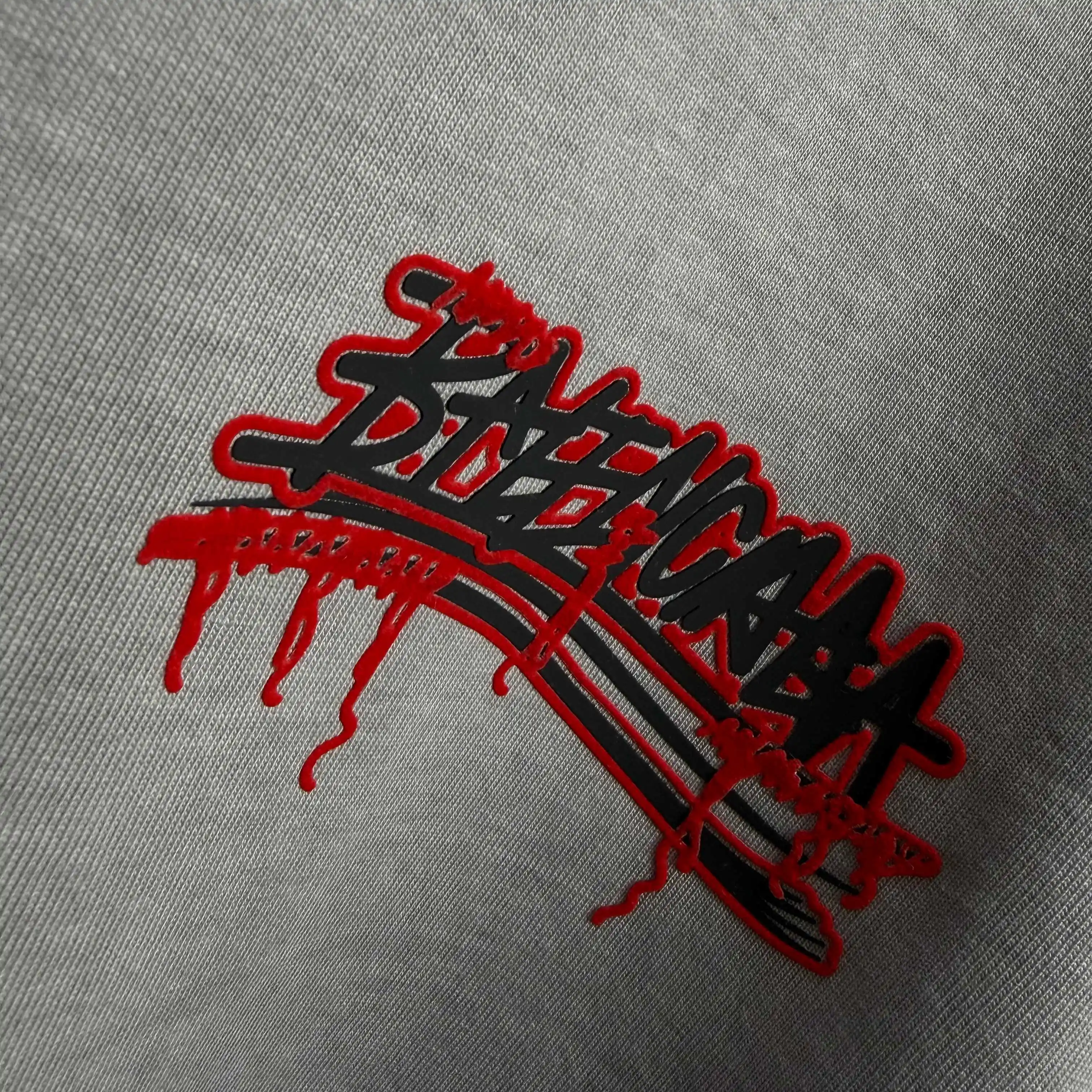 Distressed Logo-Print Cotton-Jersey T-Shirt D15015109 — view 5