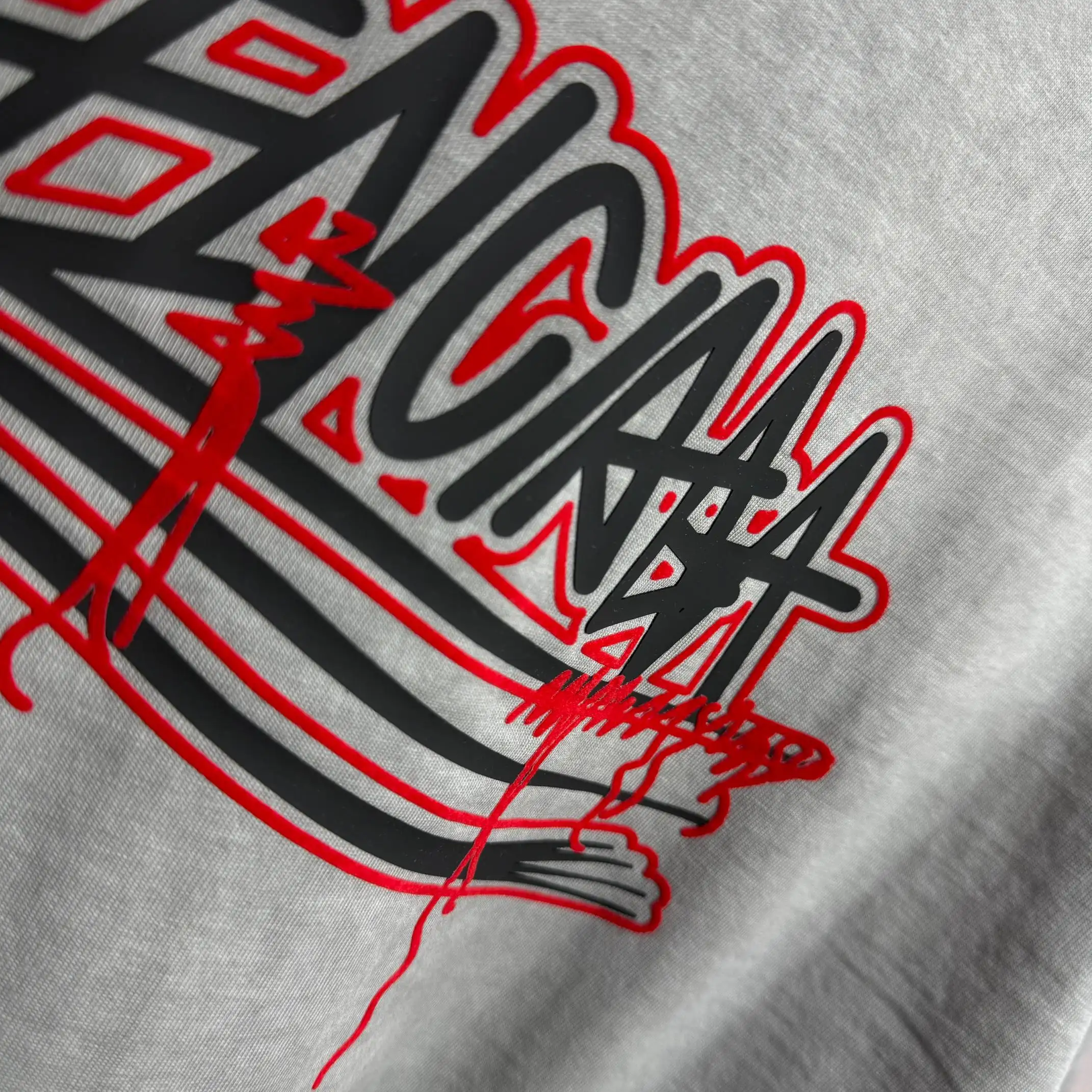 Distressed Logo-Print Cotton-Jersey T-Shirt D15015109 — view 9