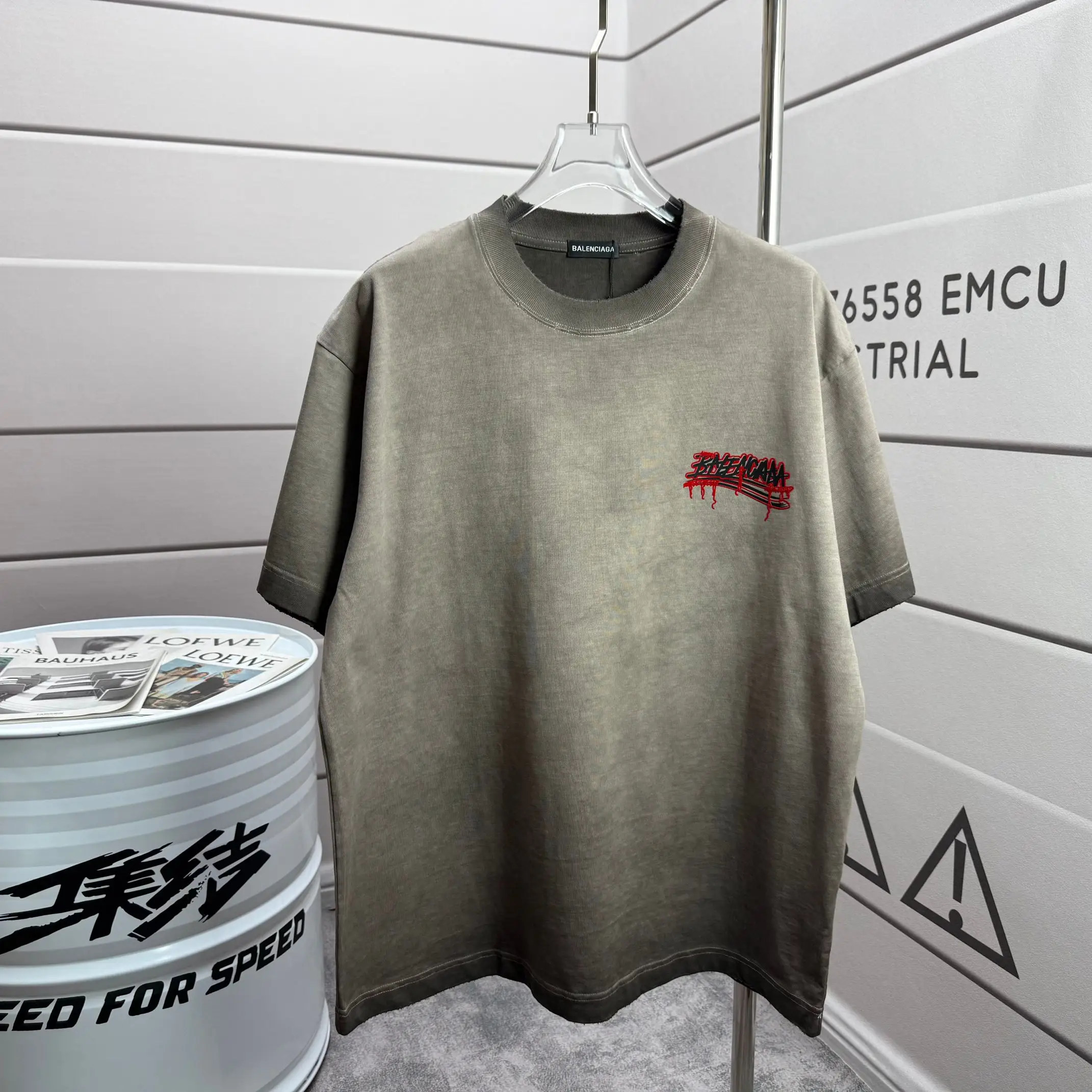 Logo Graphic Washed Cotton T-Shirt D15015110 — view 2