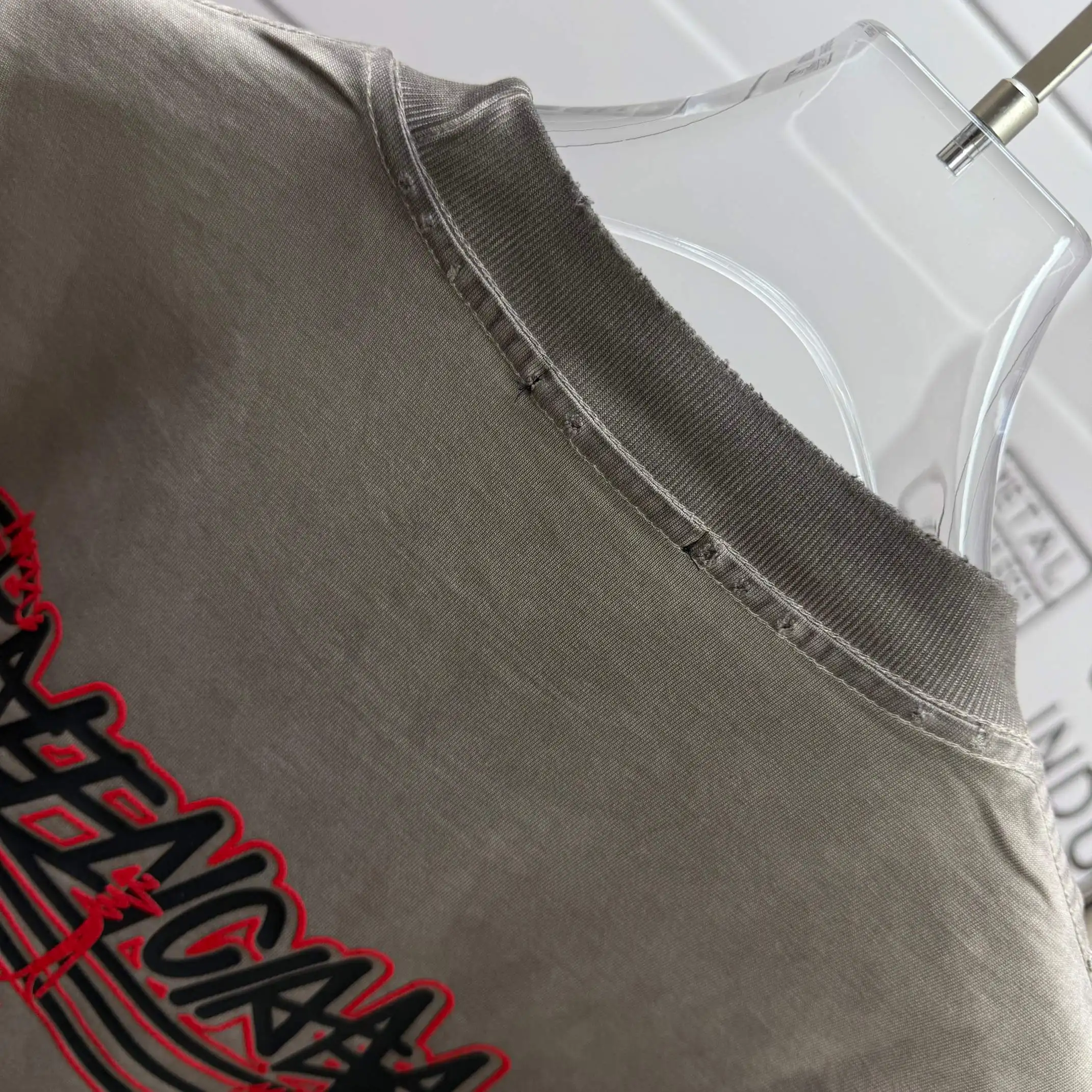 Logo Graphic Washed Cotton T-Shirt D15015110 — view 8