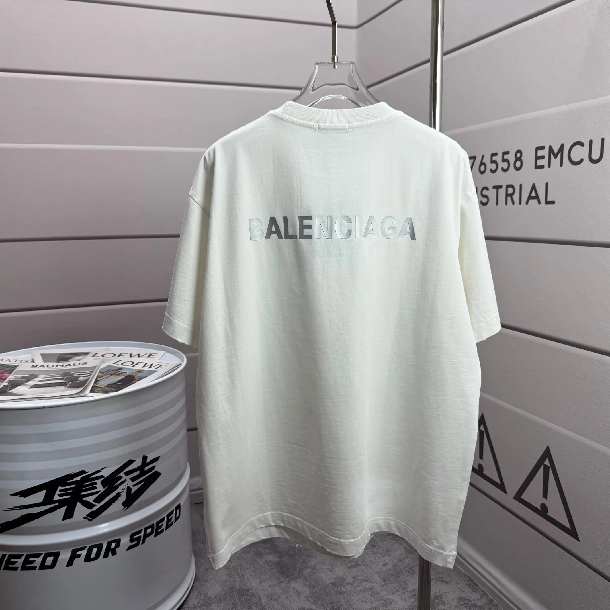 Logo-Print Distressed Cotton-Jersey T-Shirt D15015111