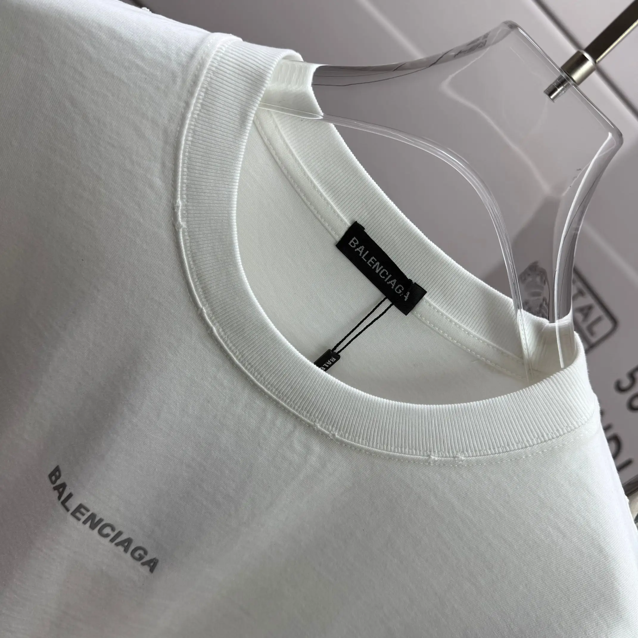 Logo-Print Distressed Cotton-Jersey T-Shirt D15015111 — view 3