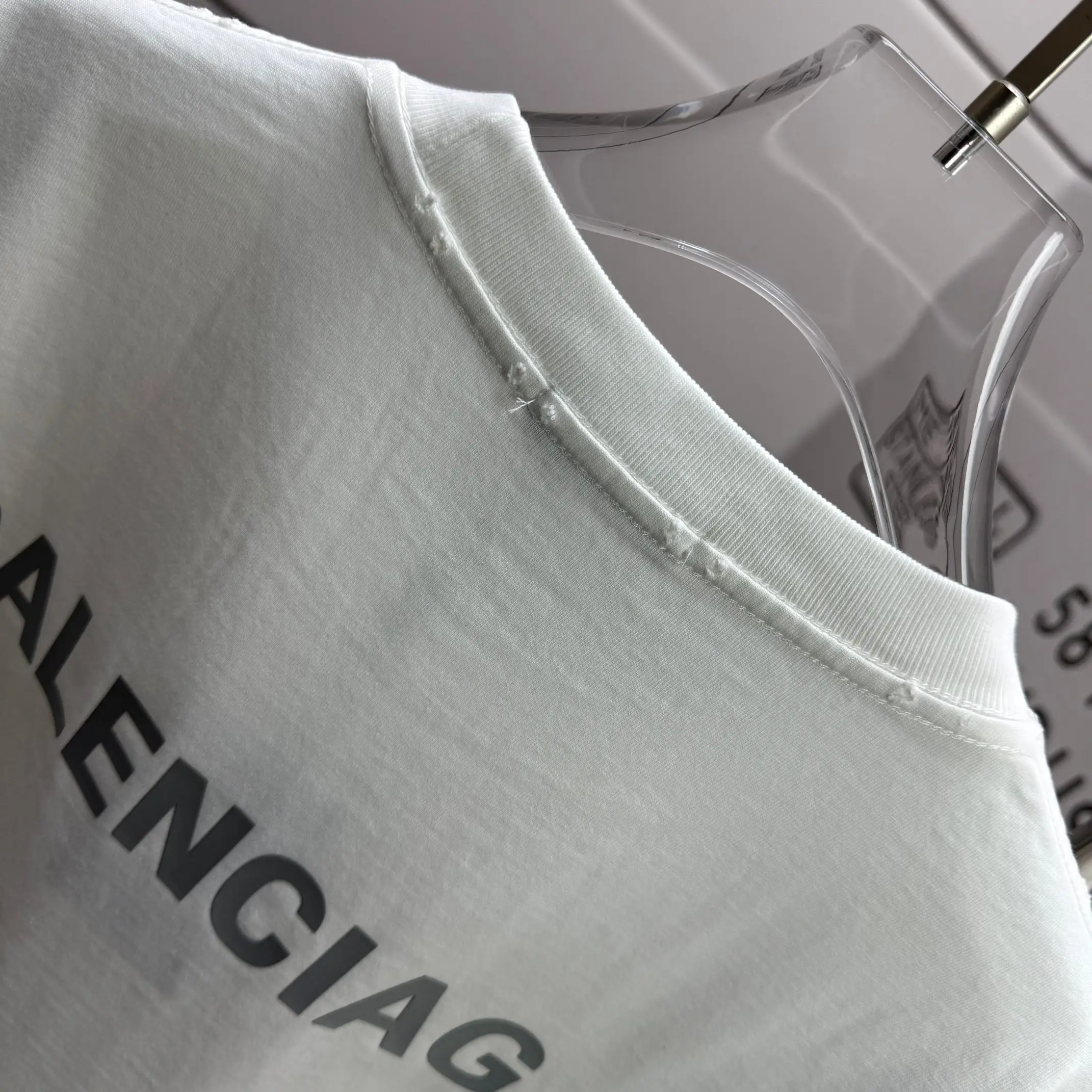 Logo-Print Distressed Cotton-Jersey T-Shirt D15015111 — view 8