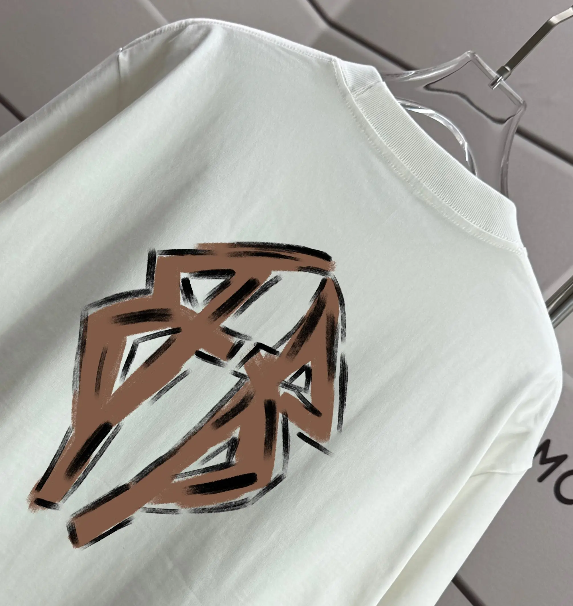 Graffiti Logo Cotton Jersey T-Shirt D15012915 — view 3