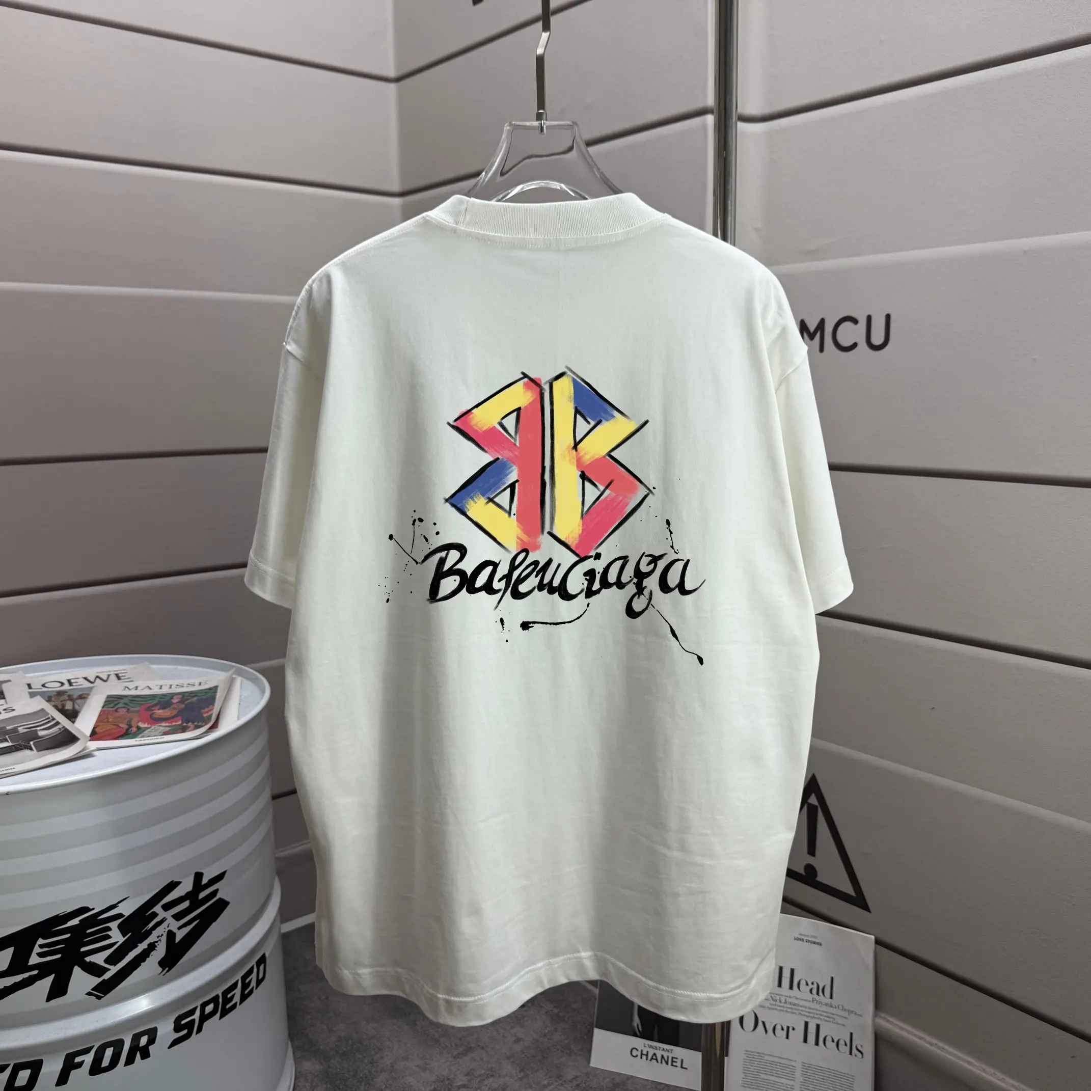 Logo Graphic Print Cotton T-Shirt D15012911