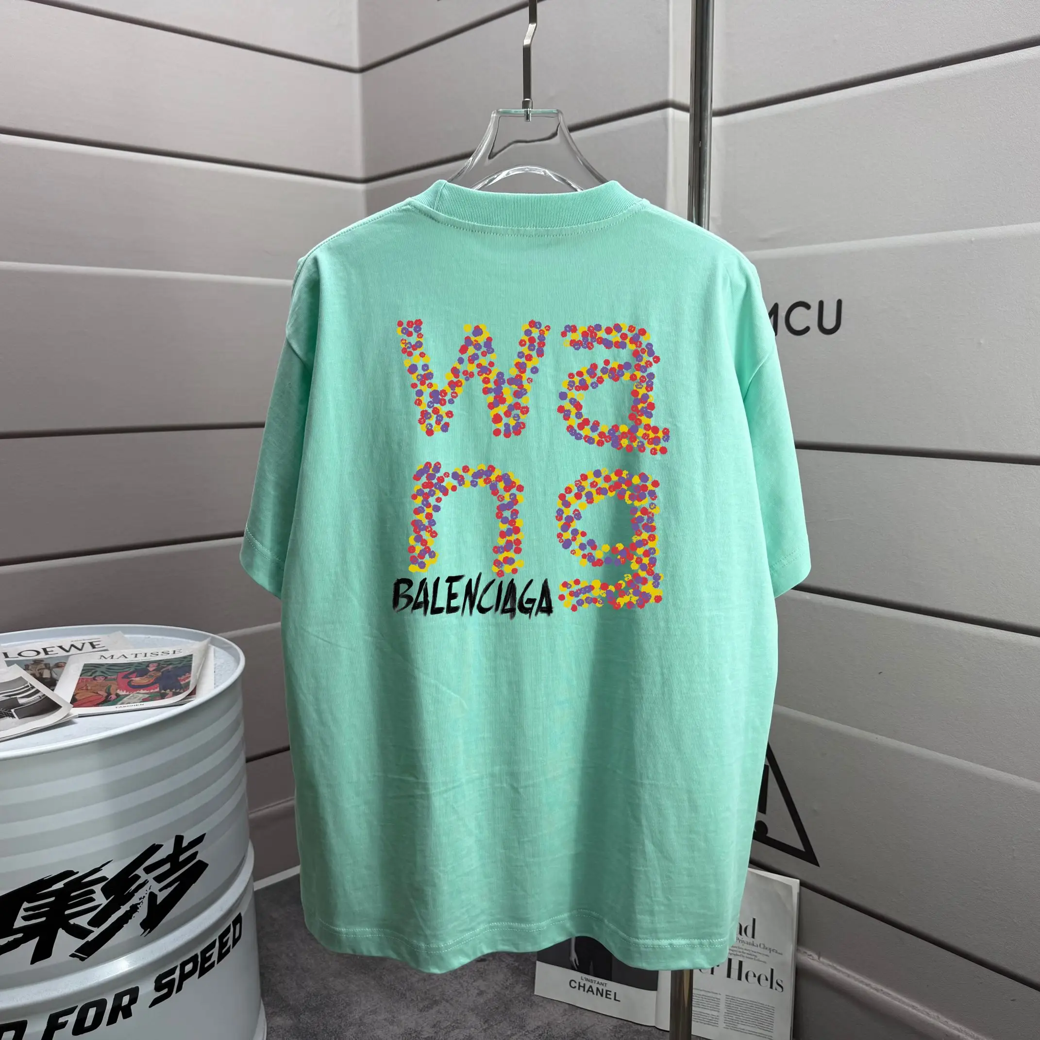 Logo Print Oversized Cotton T-Shirt D15012906