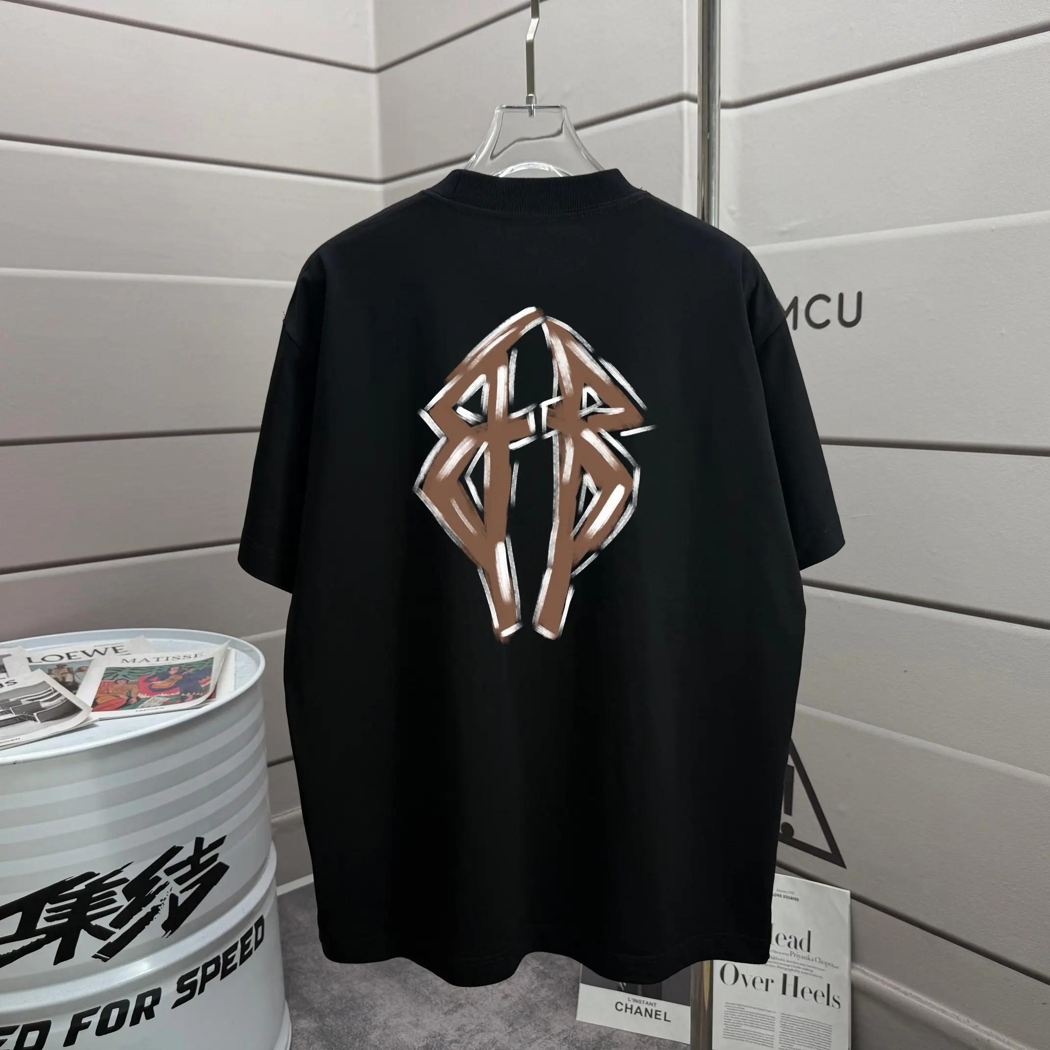 Logo Graphic Oversized Cotton T-Shirt D15012916 — view 2