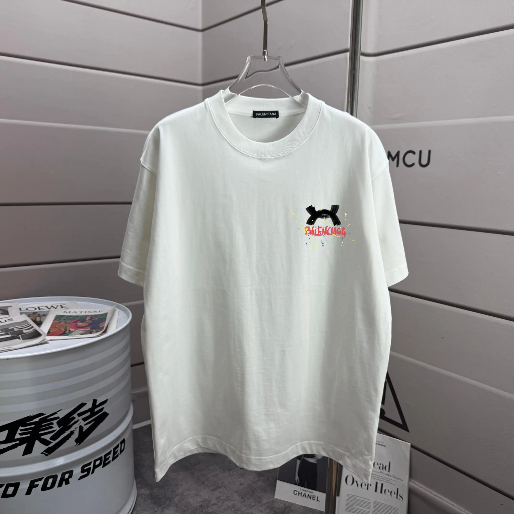 Balenciaga Graphic Print Cotton T-Shirt D15012907 — view 2