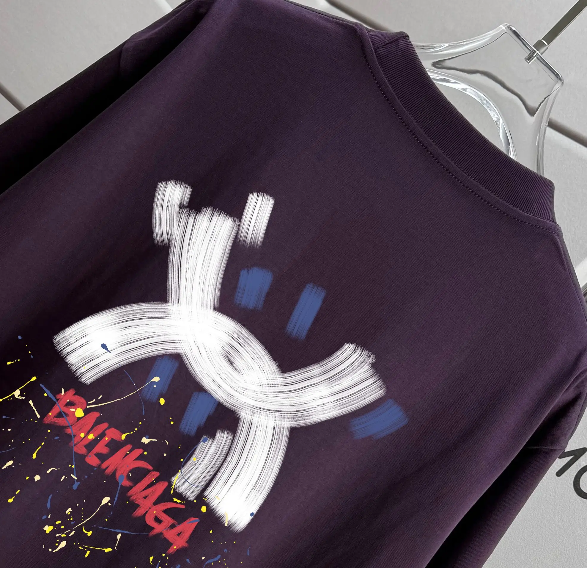Graphic Print Oversized Cotton T-Shirt D15012909 — view 3