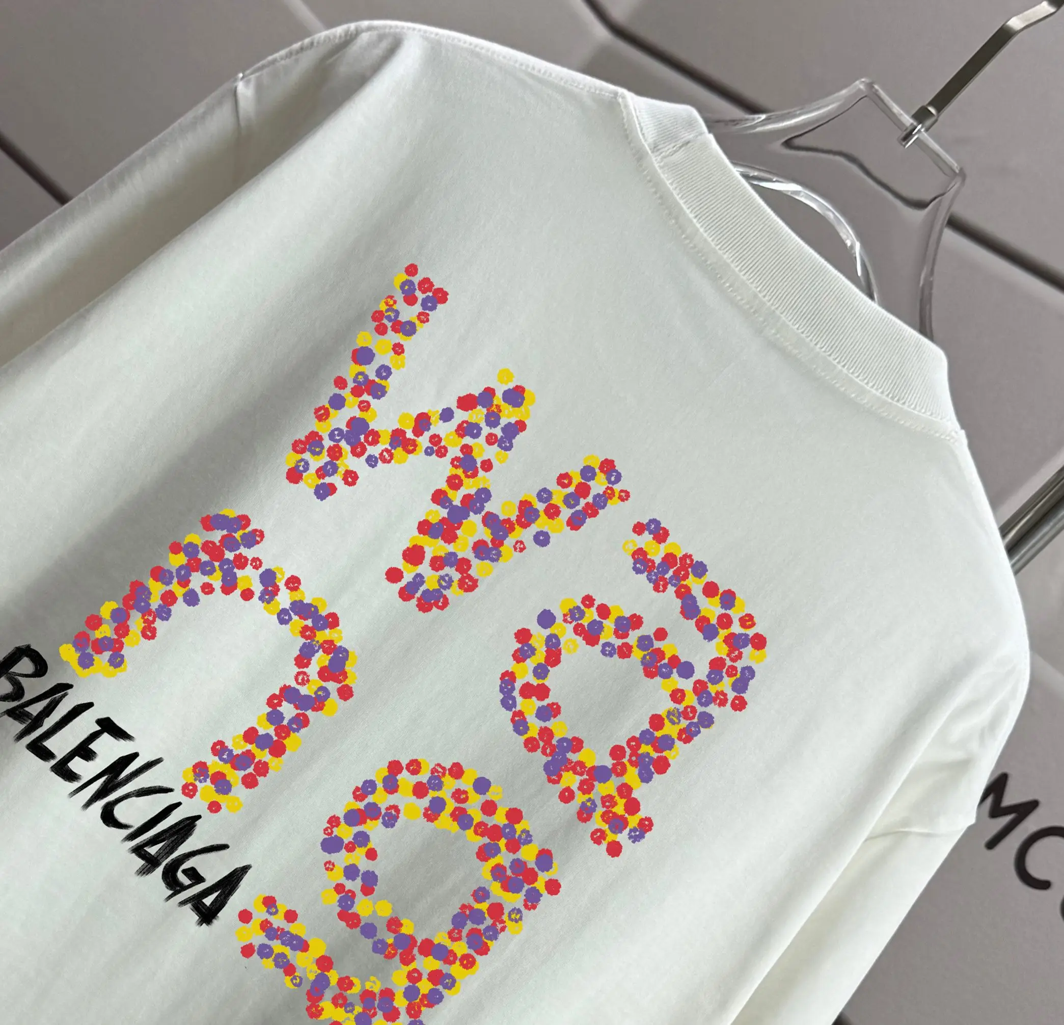 Logo Print Cotton Jersey T-Shirt D15012903 — view 3