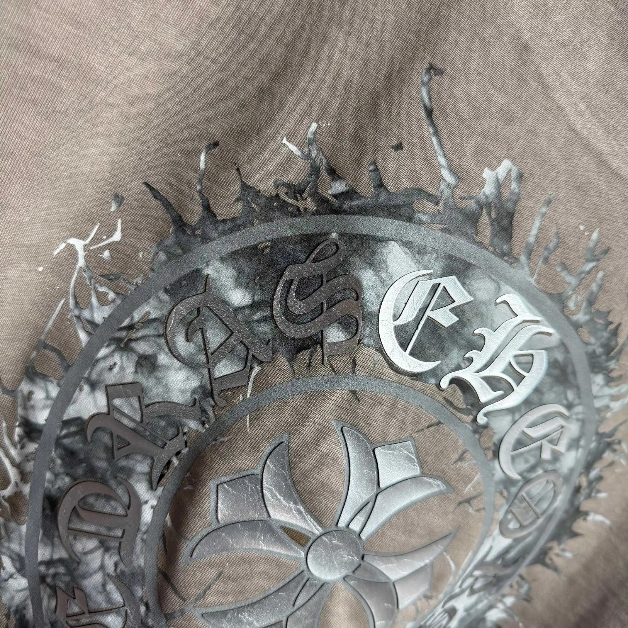Logo Print Washed Cotton T-Shirt D15015120 — view 7
