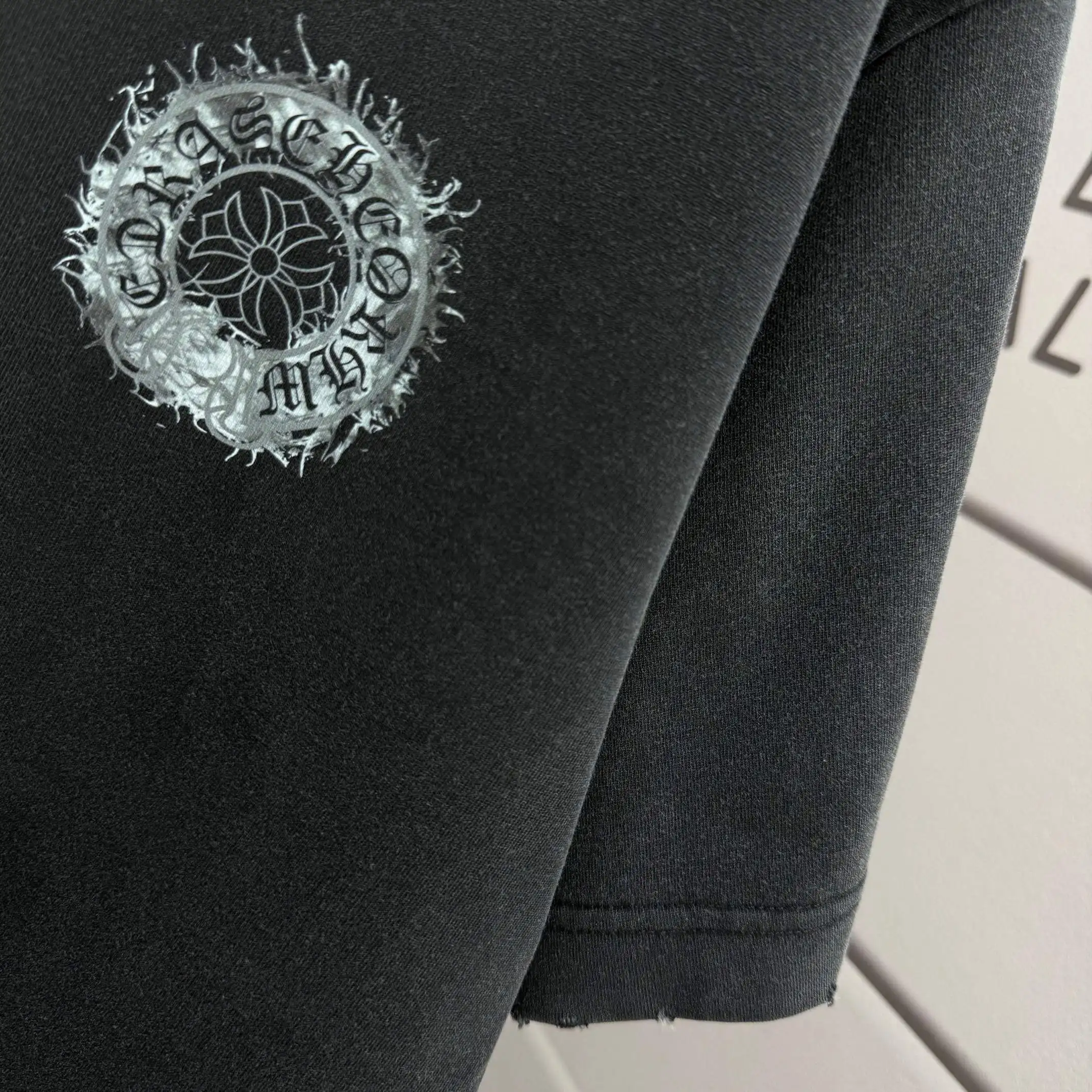 Logo Print Washed Cotton T-Shirt D15015118 — view 6