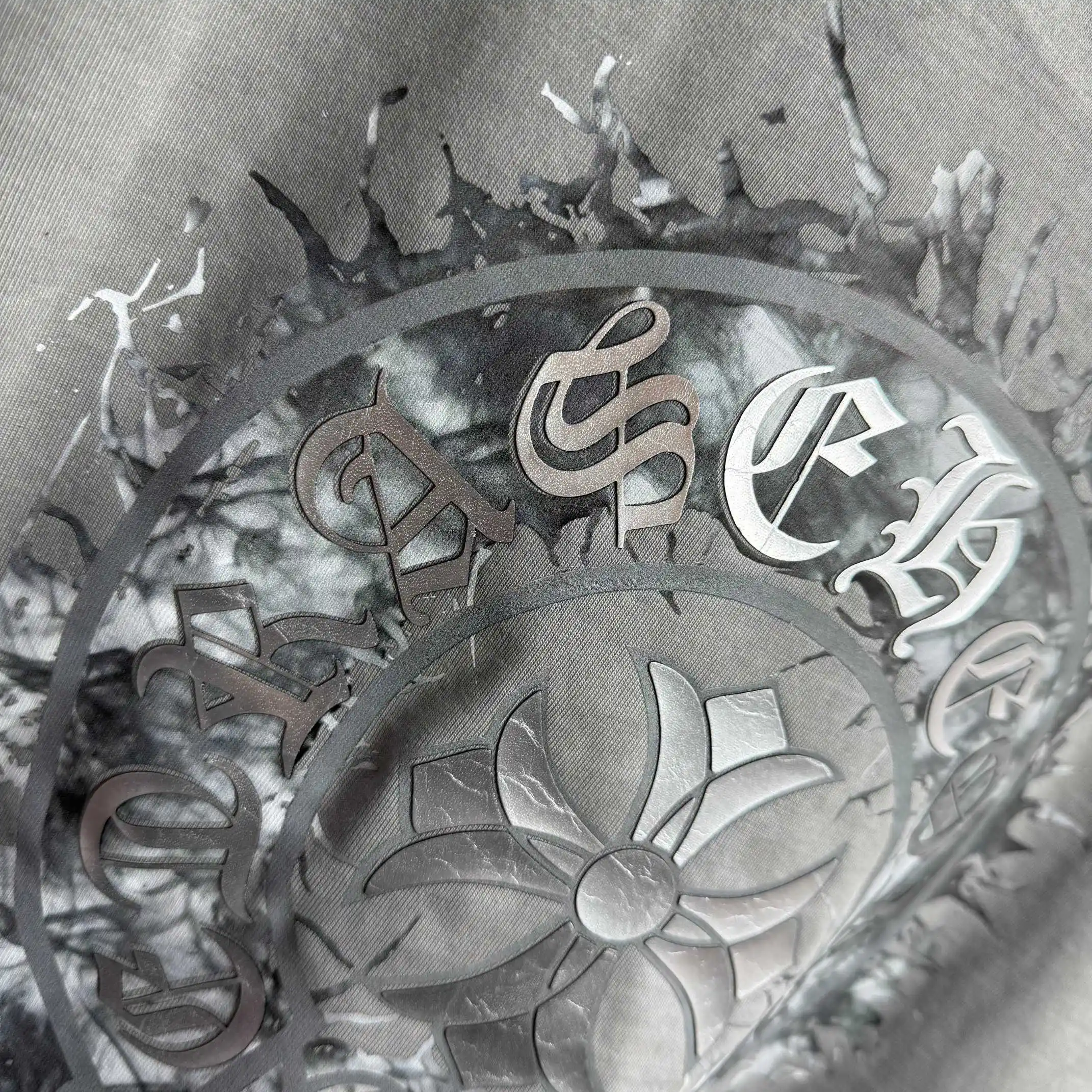 Logo Print Washed Cotton T-Shirt D15015119 — view 7