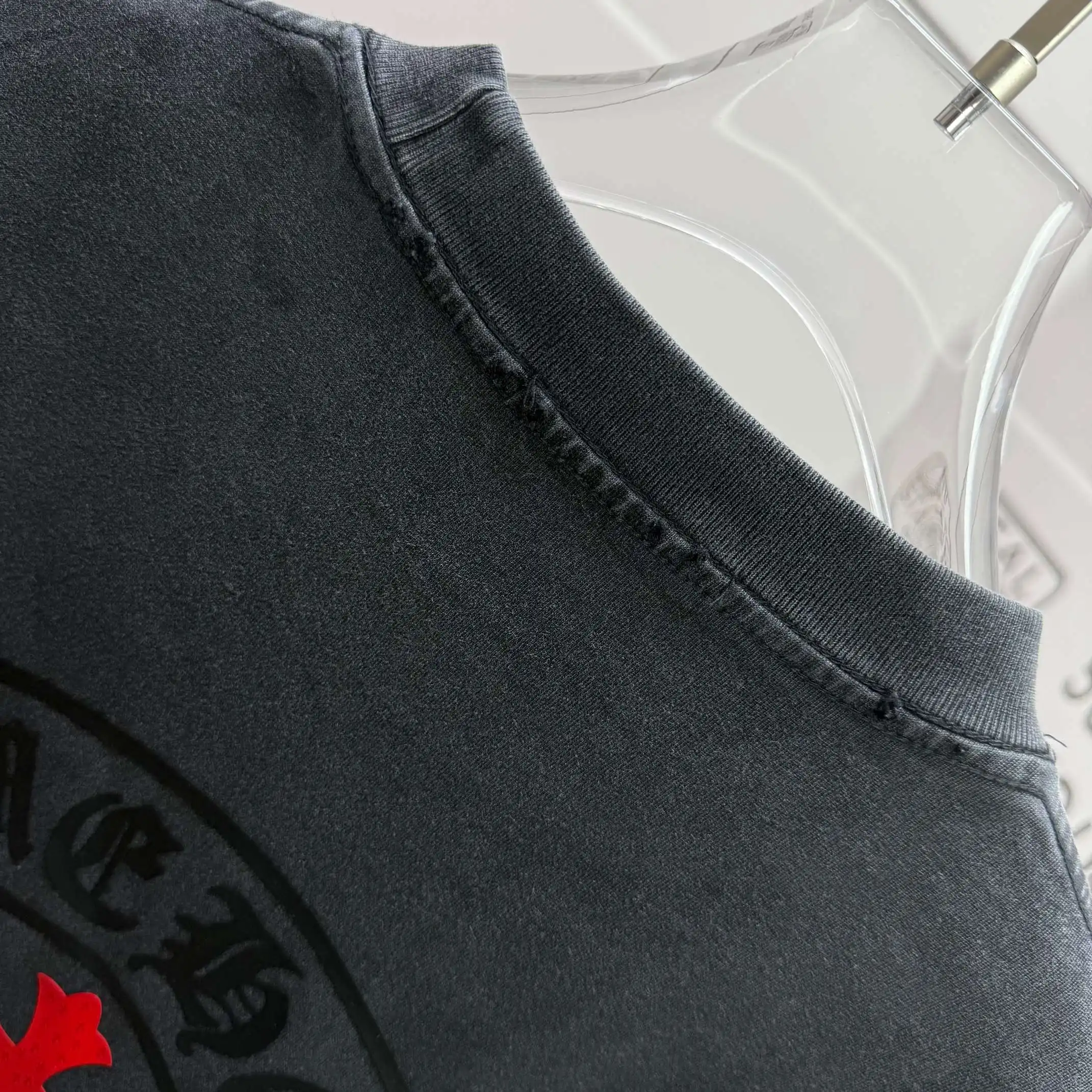 Logo-Print Washed Cotton T-Shirt D15015116 — view 8