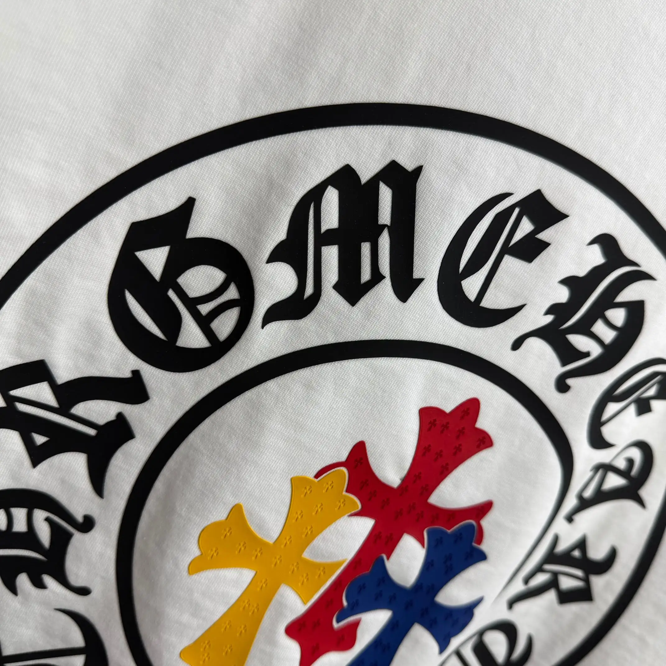 Logo Graphic Distressed Cotton T-Shirt D15015115 — view 7