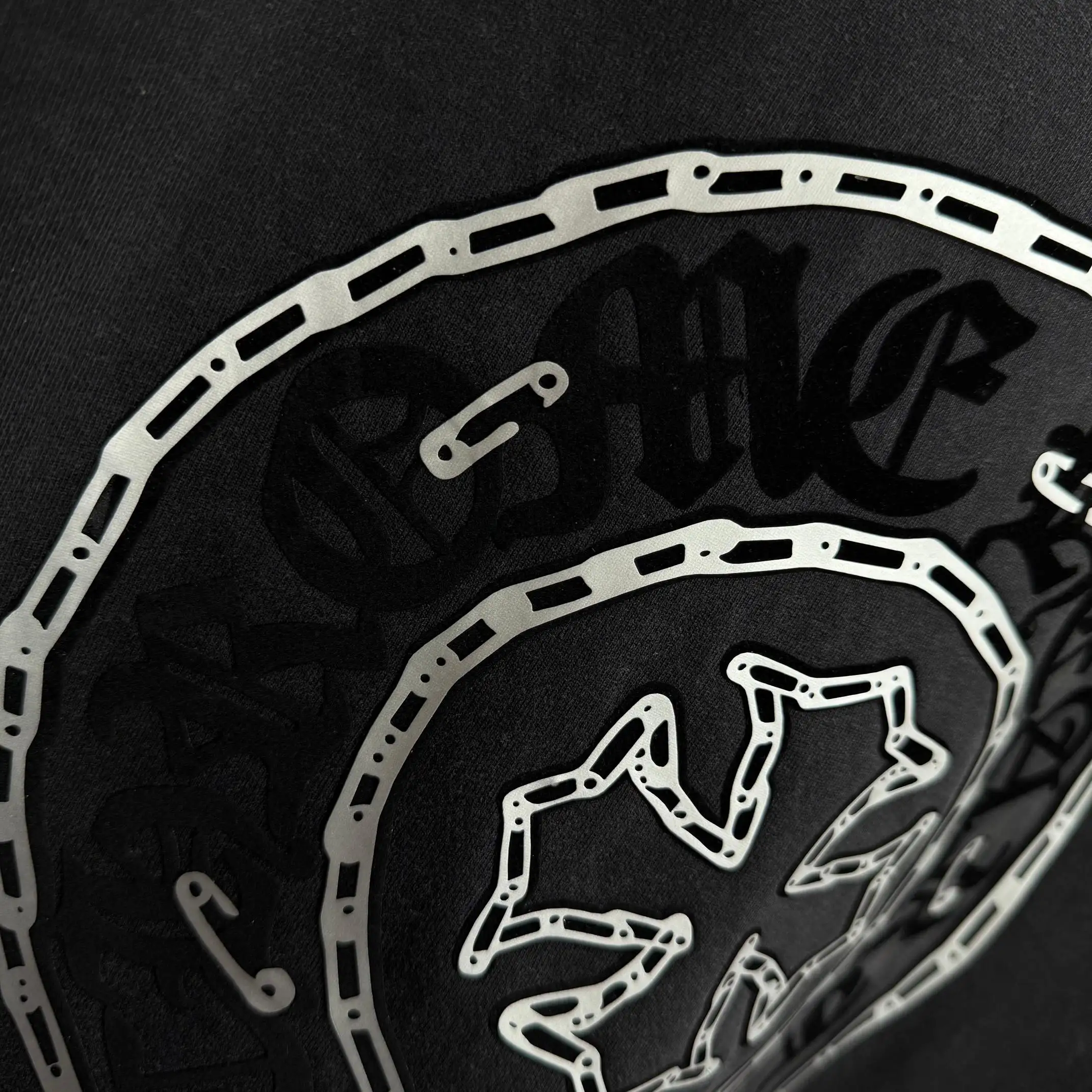 Distressed Logo Print Cotton T-Shirt D15012111 — view 7