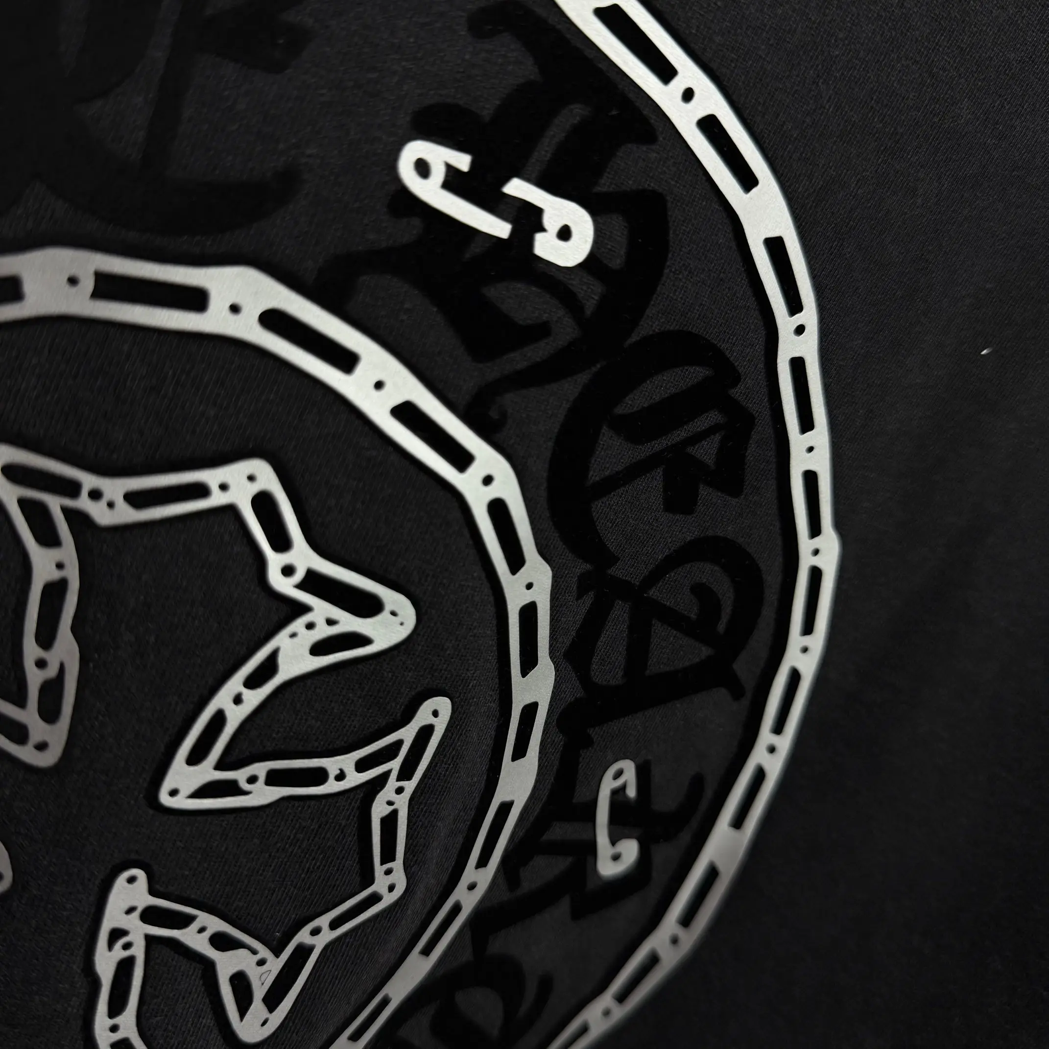 Distressed Logo Print Cotton T-Shirt D15012111 — view 9