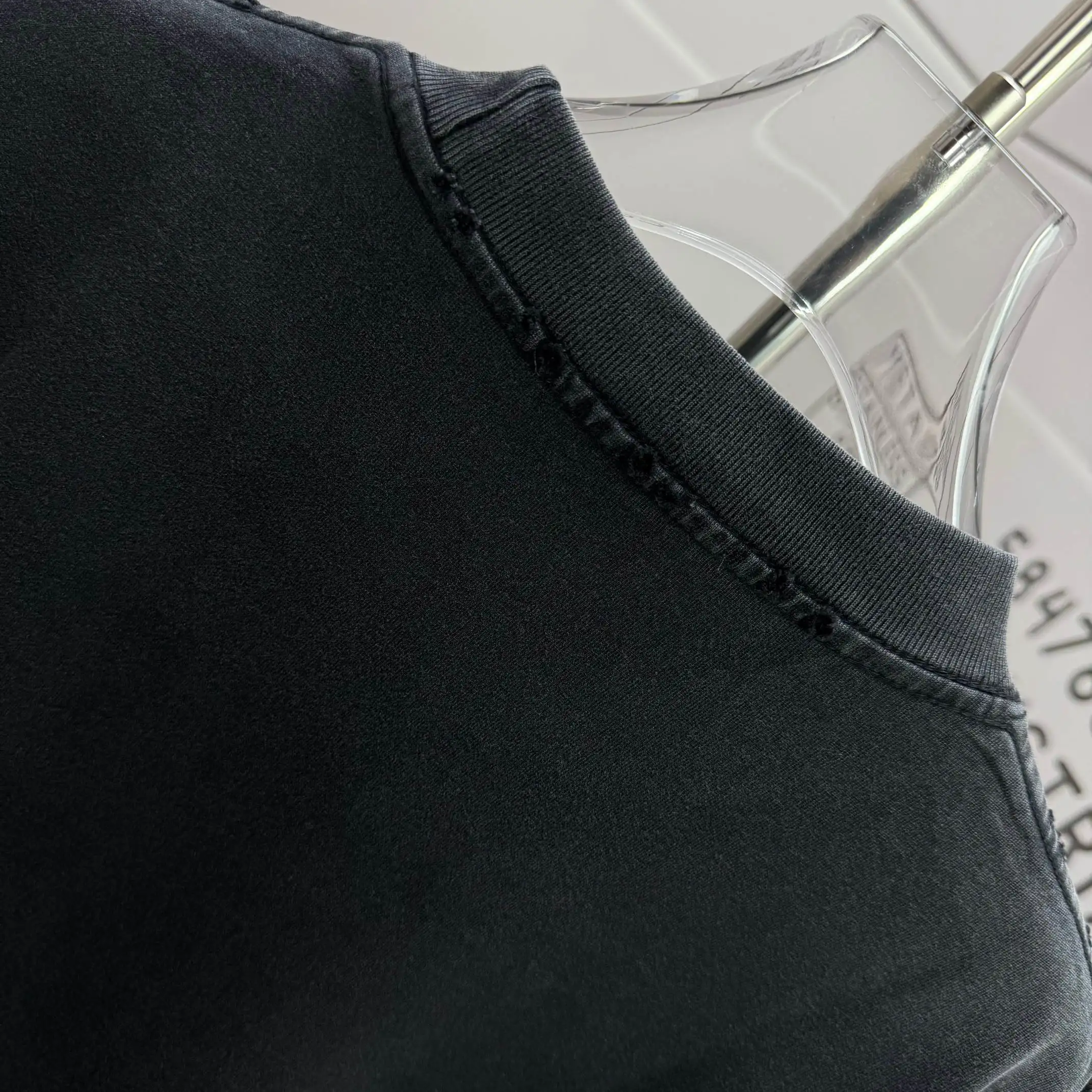 Logo-Print Washed Cotton T-Shirt D15015148 — view 8