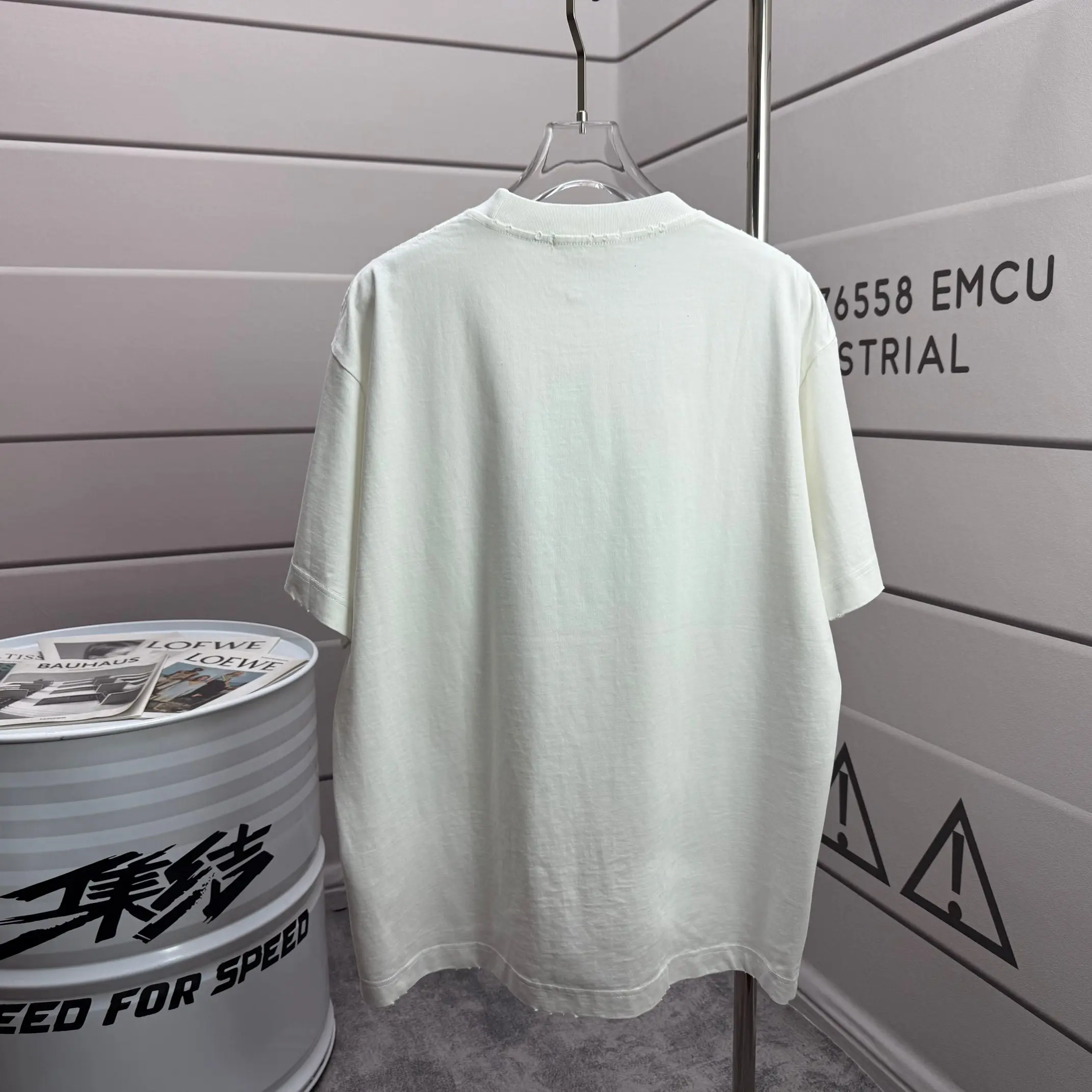 MM6 Maison Margiela Logo Print Cotton T-Shirt D15015100 — view 2