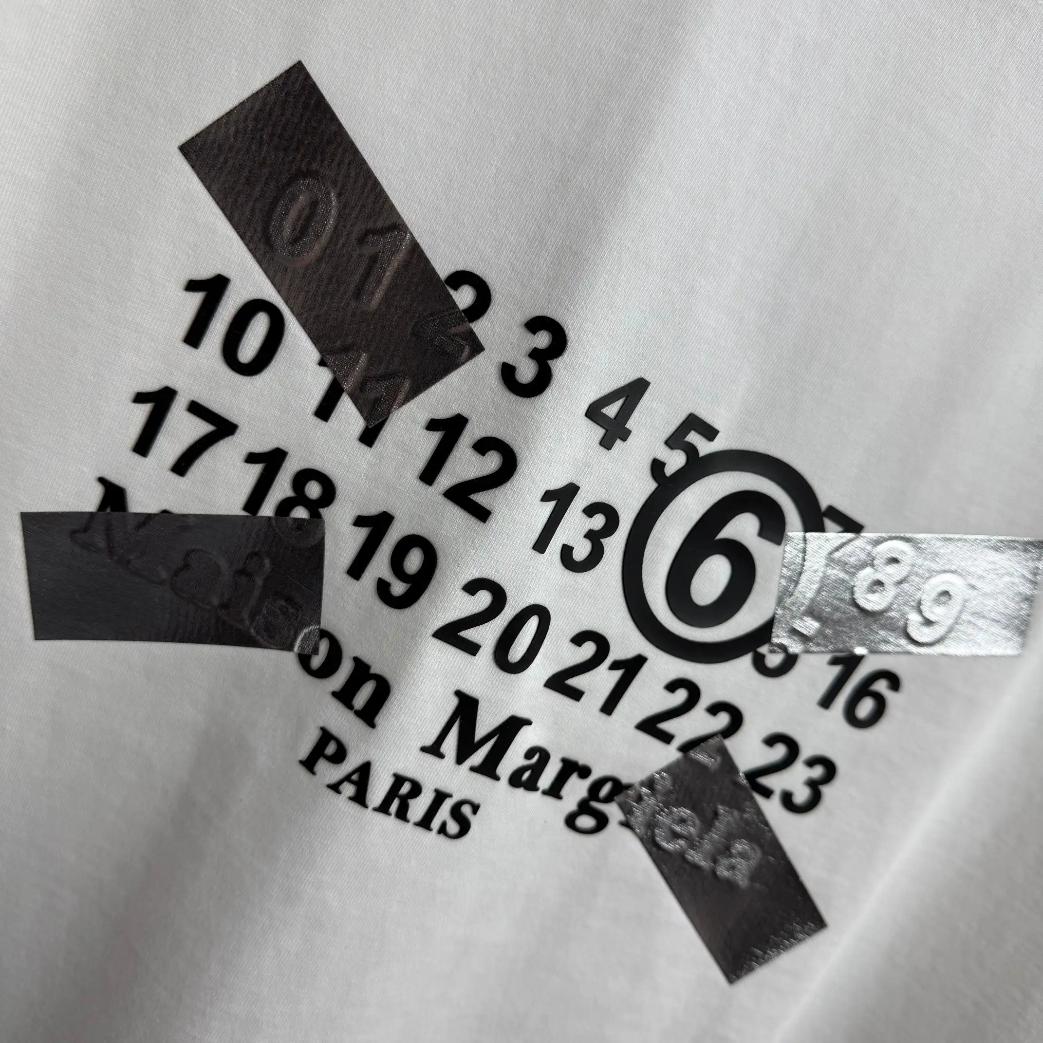 MM6 Maison Margiela Logo Print Cotton T-Shirt D15015100 — view 5