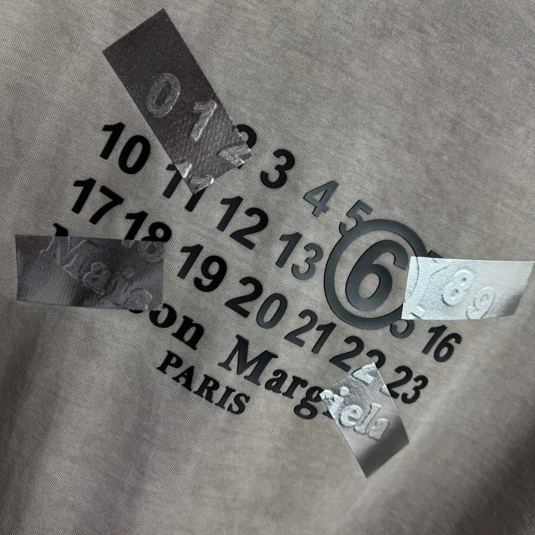MM6 Maison Margiela Logo Print Washed Cotton T-Shirt D15015103 — view 5