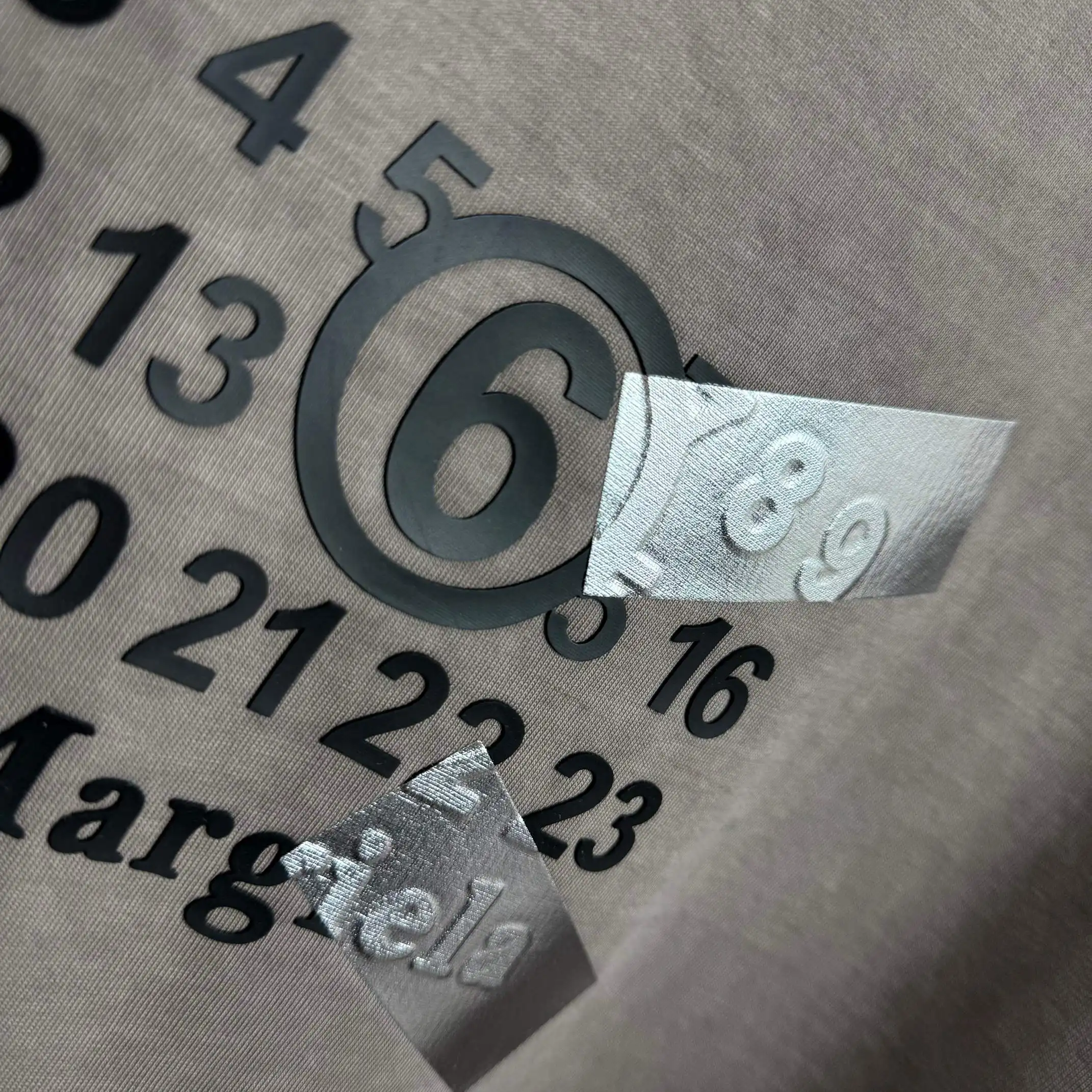 MM6 Maison Margiela Logo Print Washed Cotton T-Shirt D15015103 — view 7
