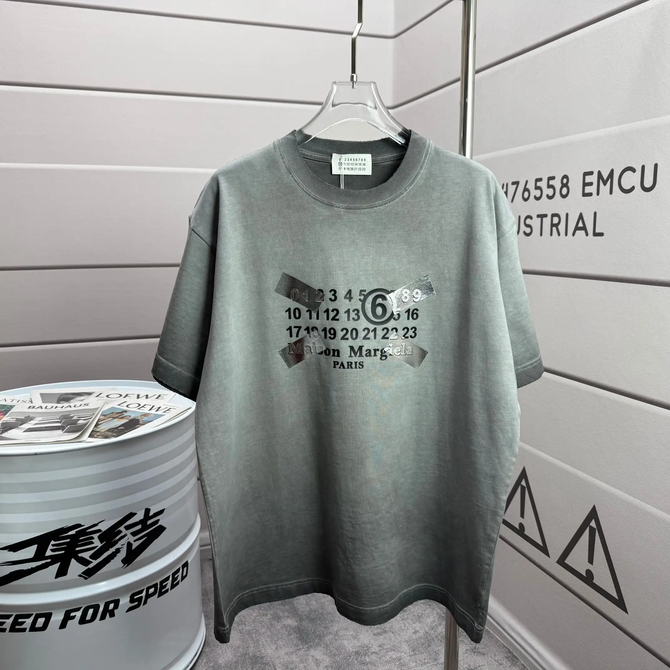 MM6 Maison Margiela Distressed Logo T-Shirt D15015102