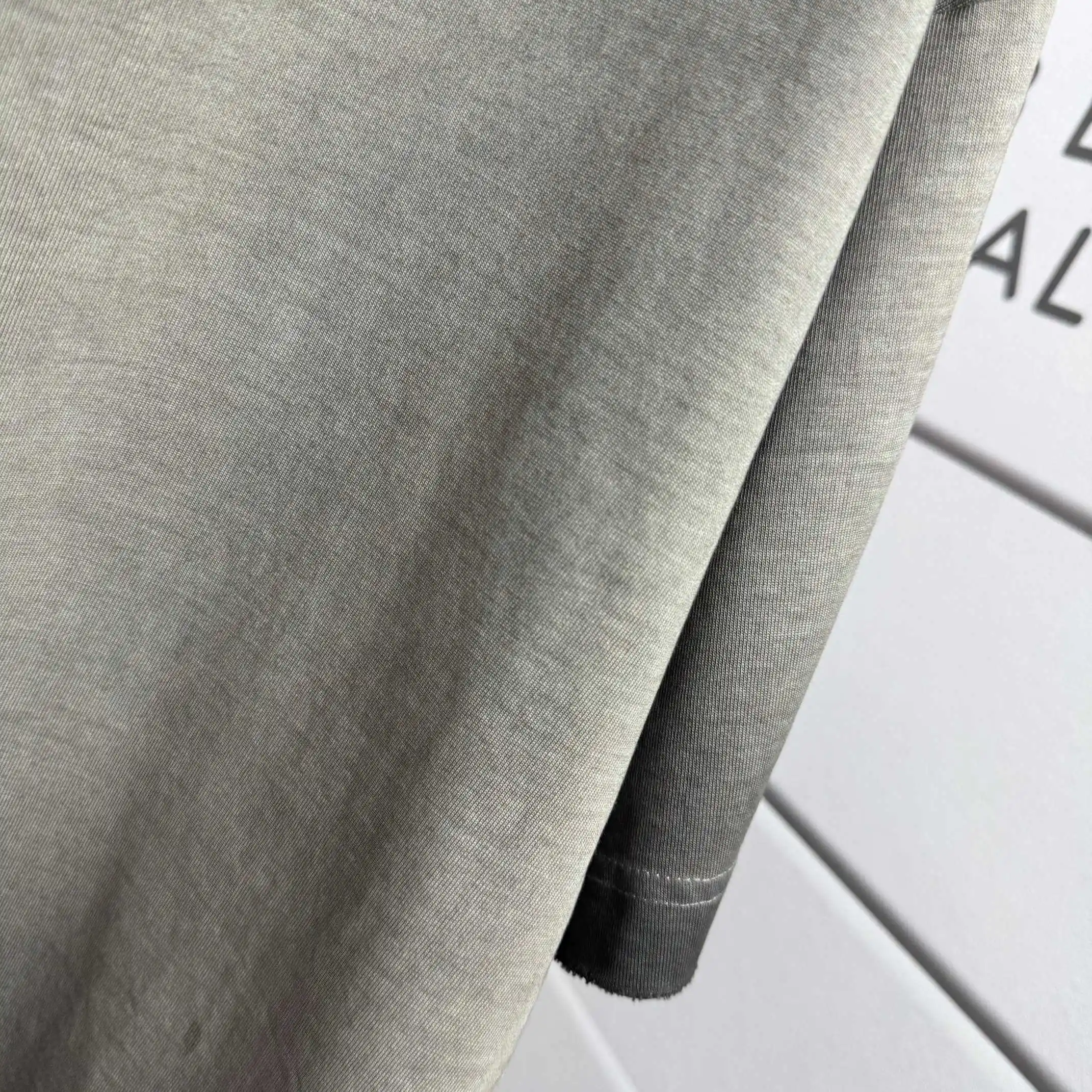 Logo Print Distressed Cotton T-Shirt D15012125 — view 6