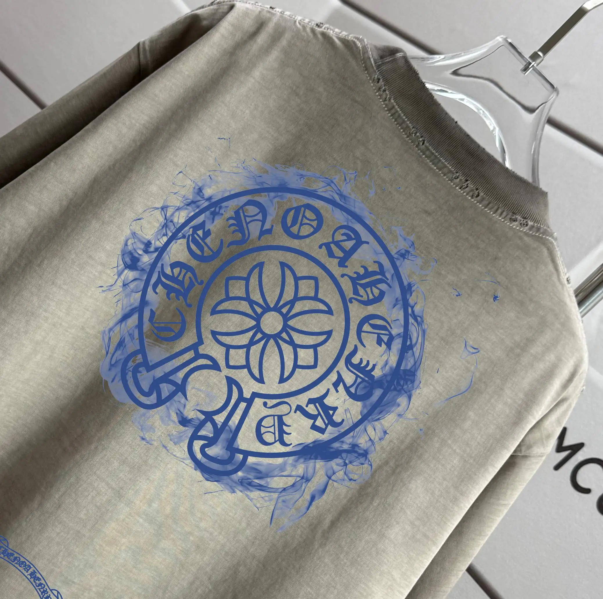Logo Print Washed Cotton T-Shirt D16012863 — view 3