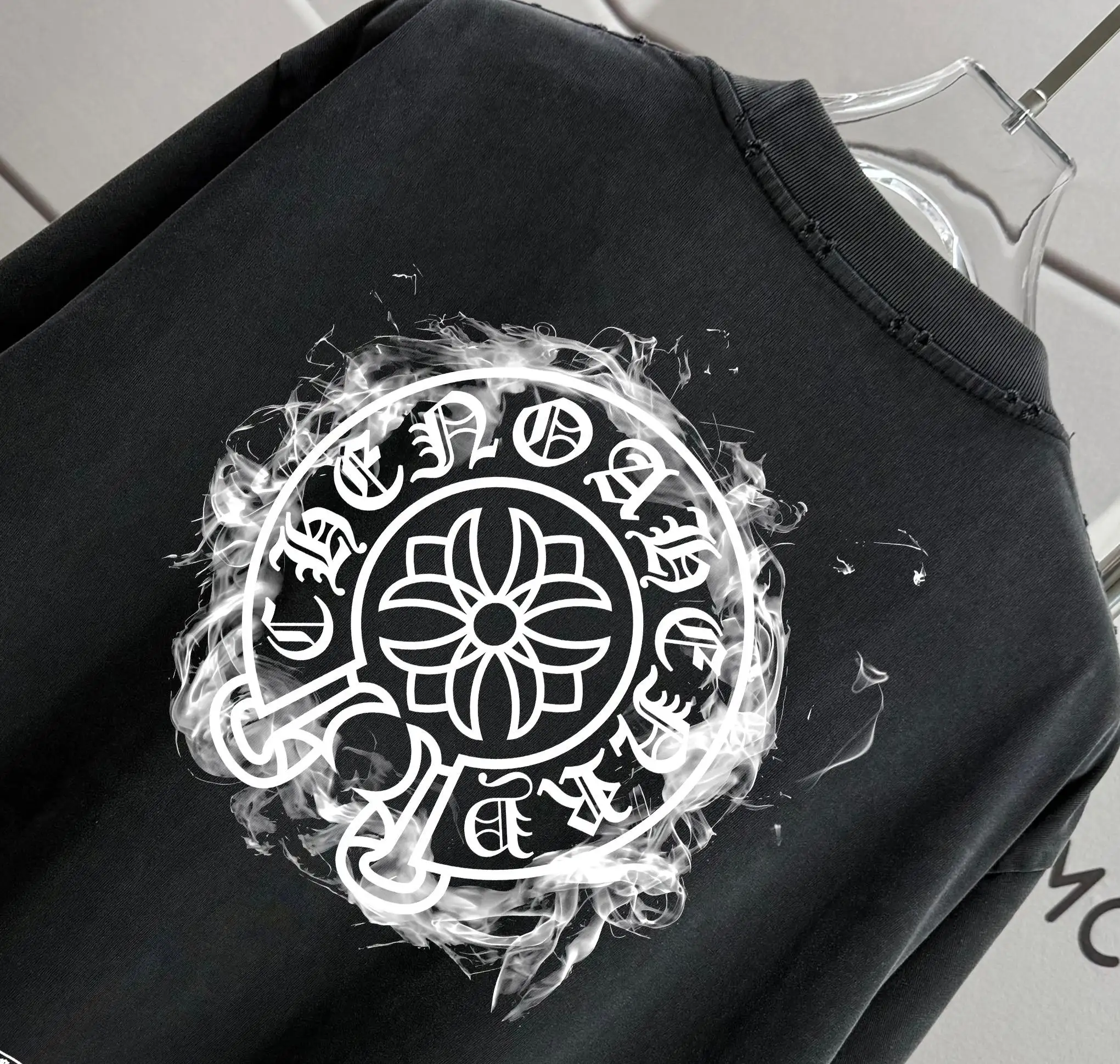 Logo Print Washed Cotton T-Shirt D16012861 — view 3