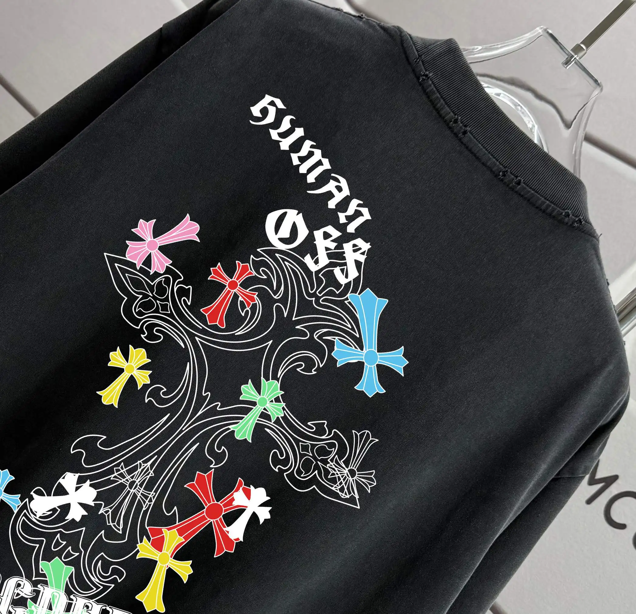 Graphic Print Washed Cotton T-Shirt D16012857 — view 3