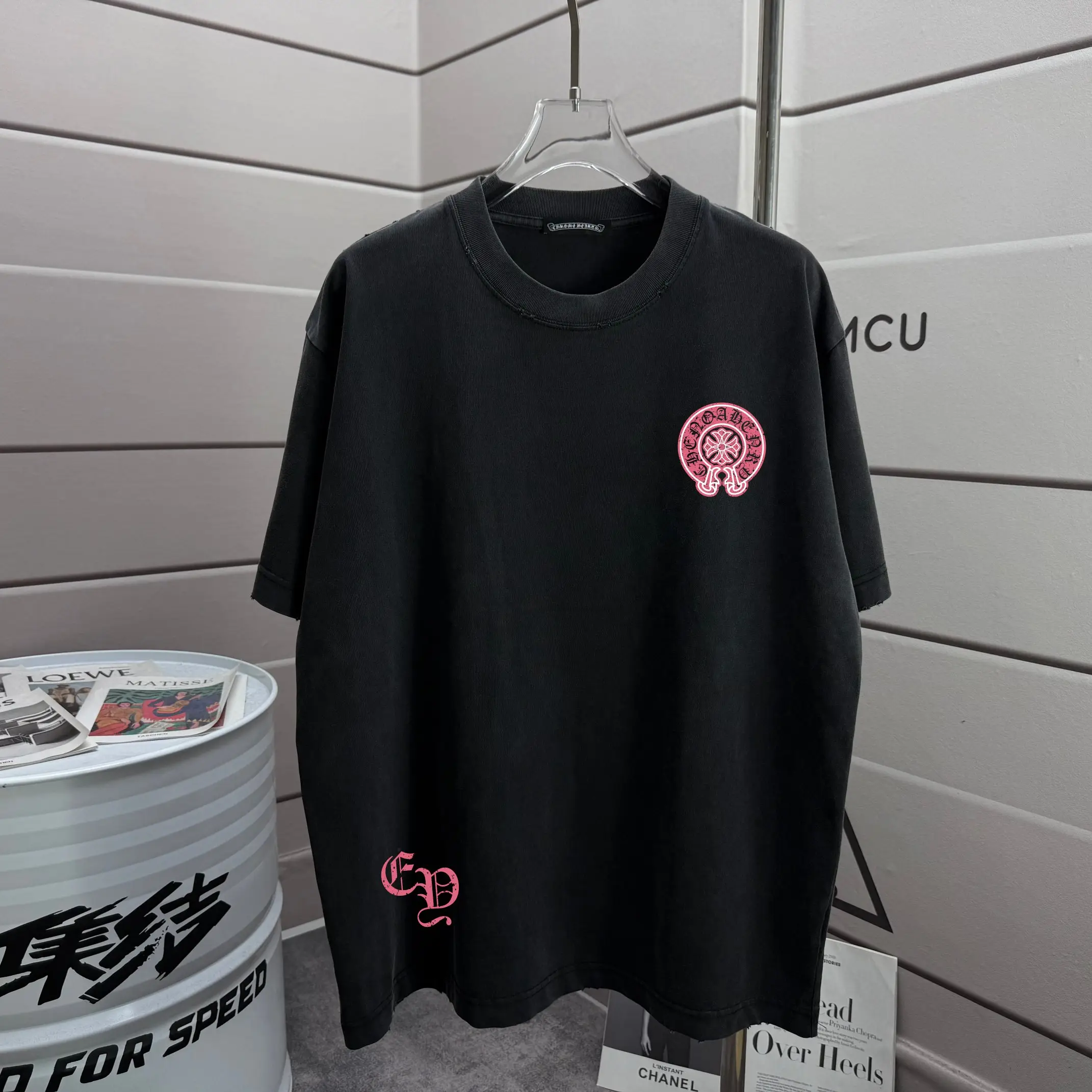 Washed Graphic Print Cotton T-Shirt D16012849 — view 2