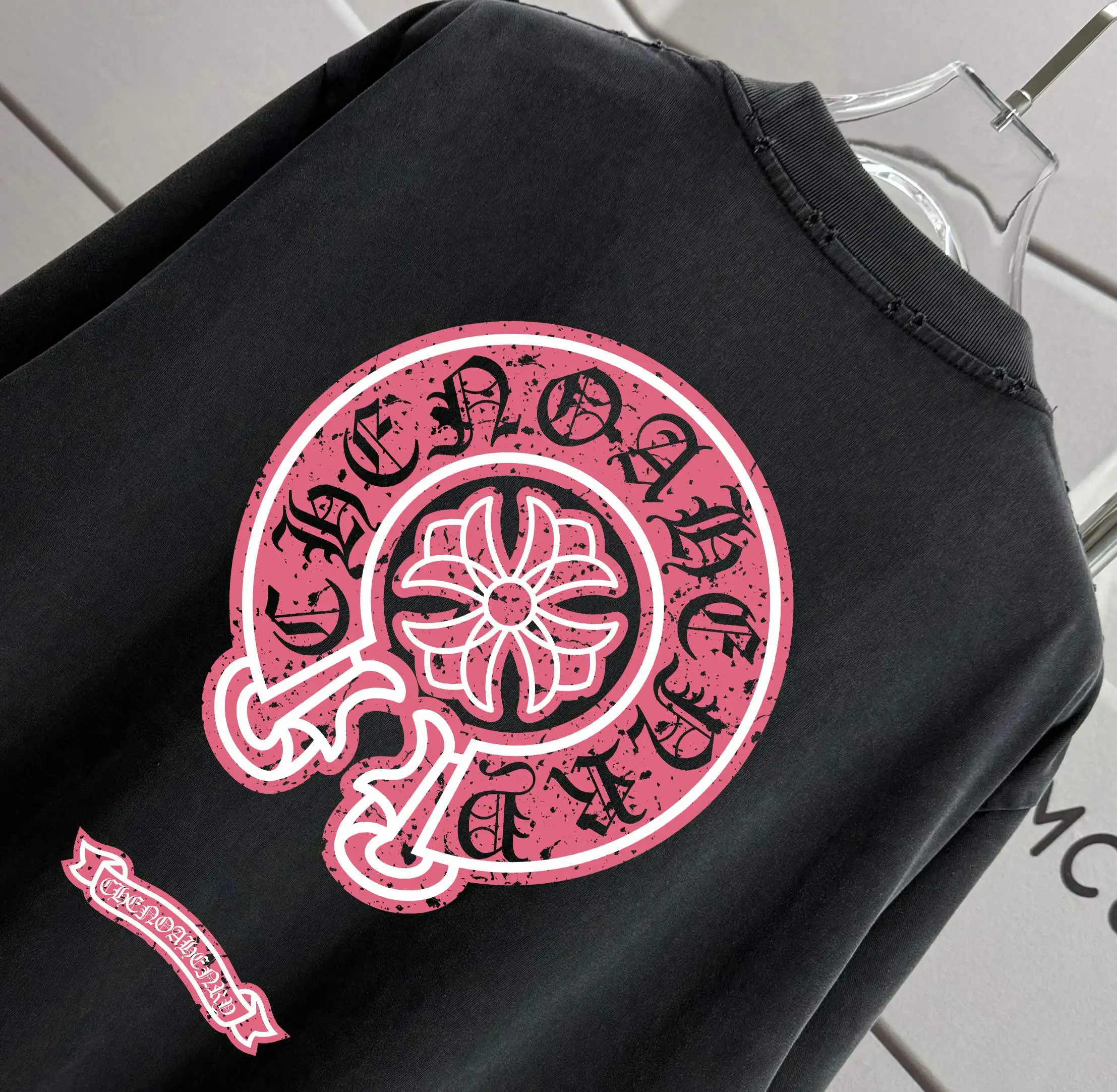 Washed Graphic Print Cotton T-Shirt D16012849 — view 3