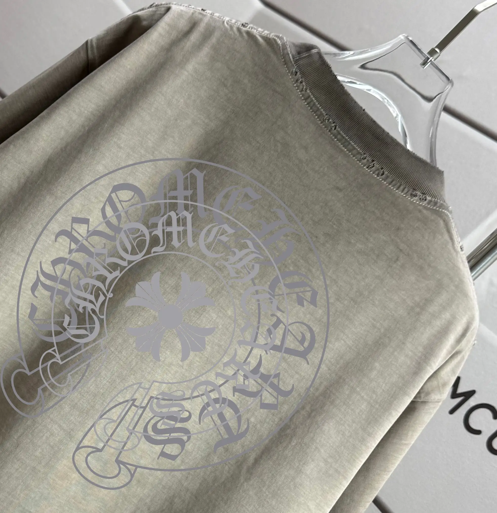 Logo Print Washed Cotton T-Shirt D16012875 — view 3