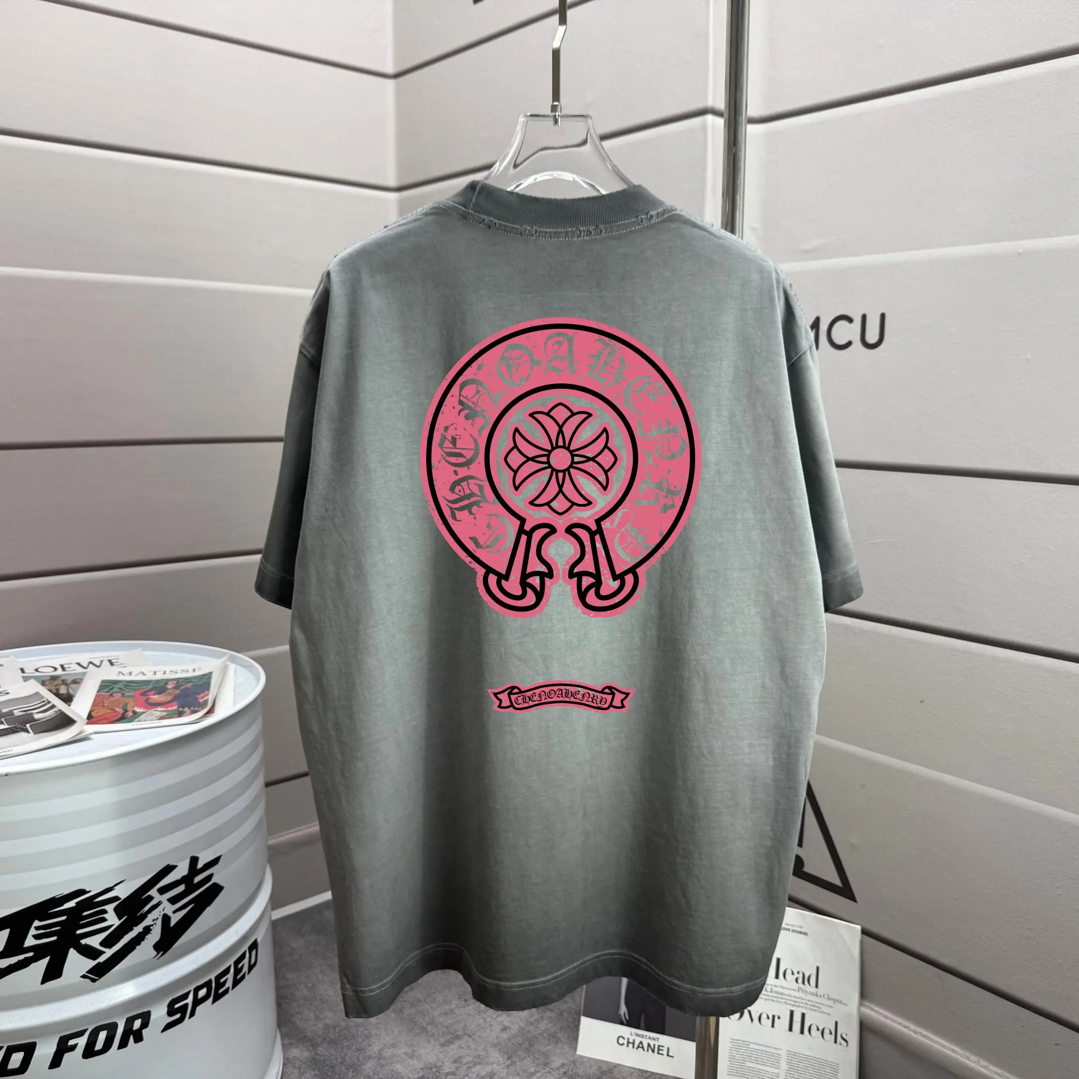 Logo Graphic Washed Cotton T-Shirt D16012850