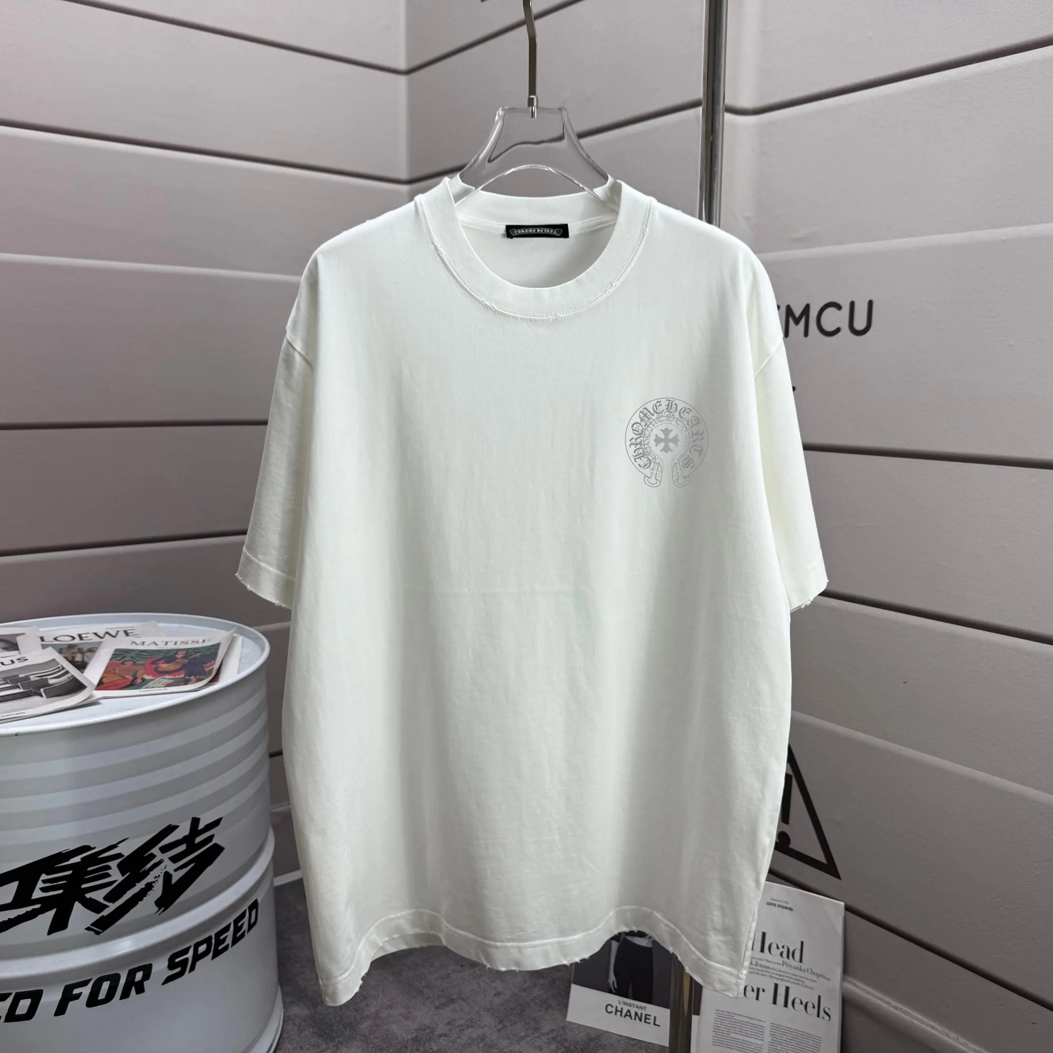 Logo Graphic Distressed Cotton T-Shirt D16012872 — view 2