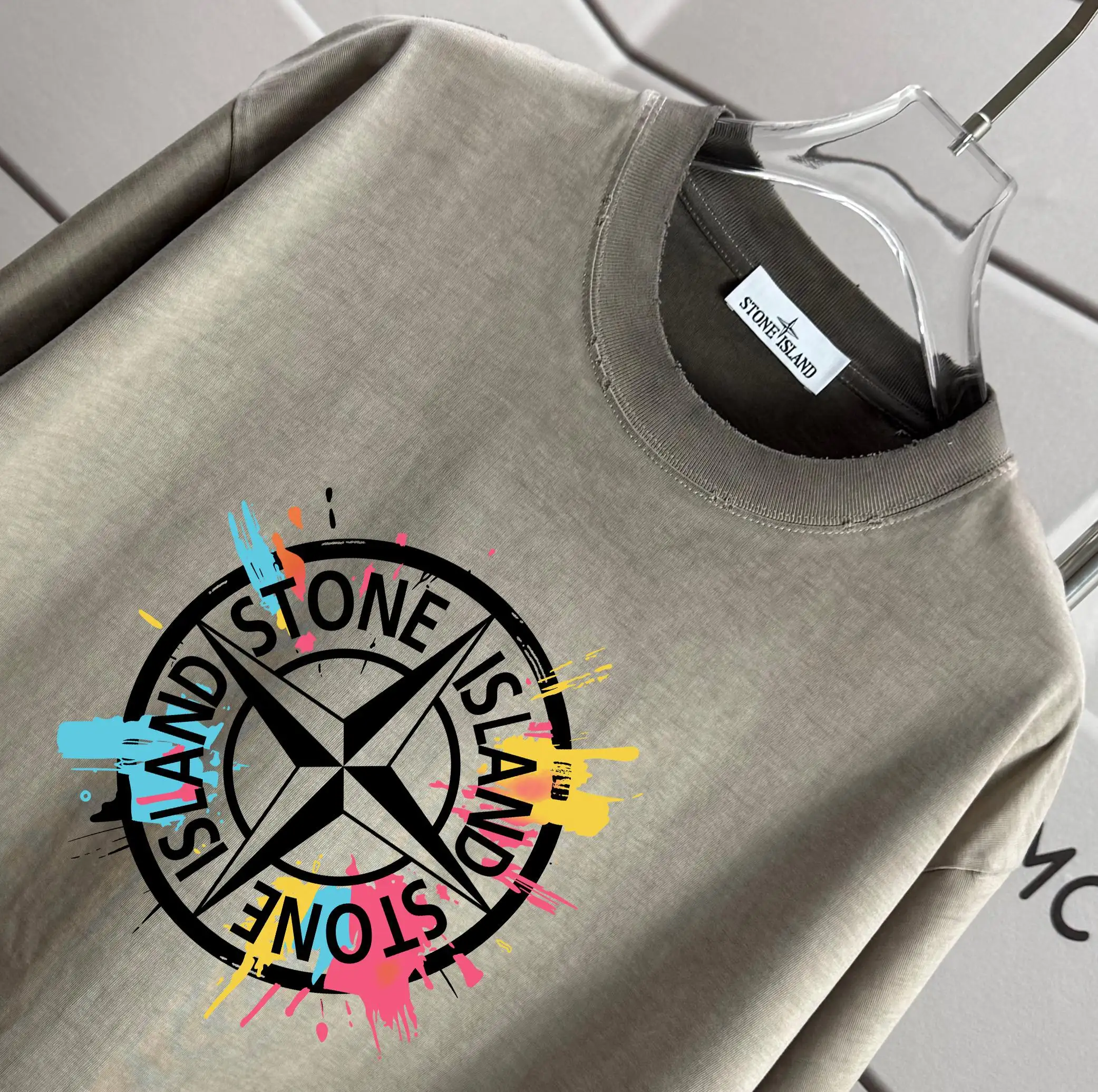 Logo Graphic Washed Cotton T-Shirt D16012902 — view 3