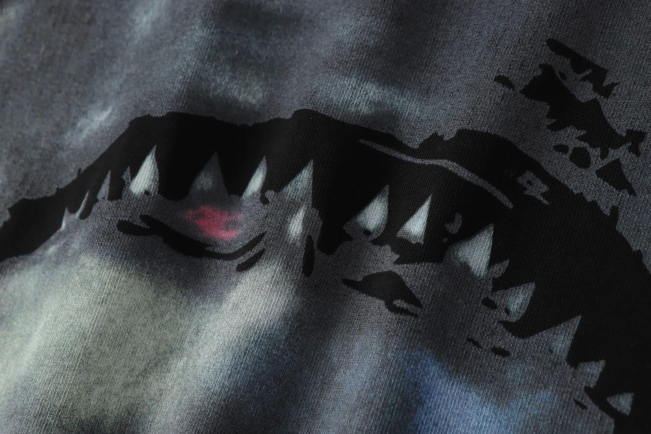 Shark Print Oversized Cotton T-Shirt D6013710 — view 6